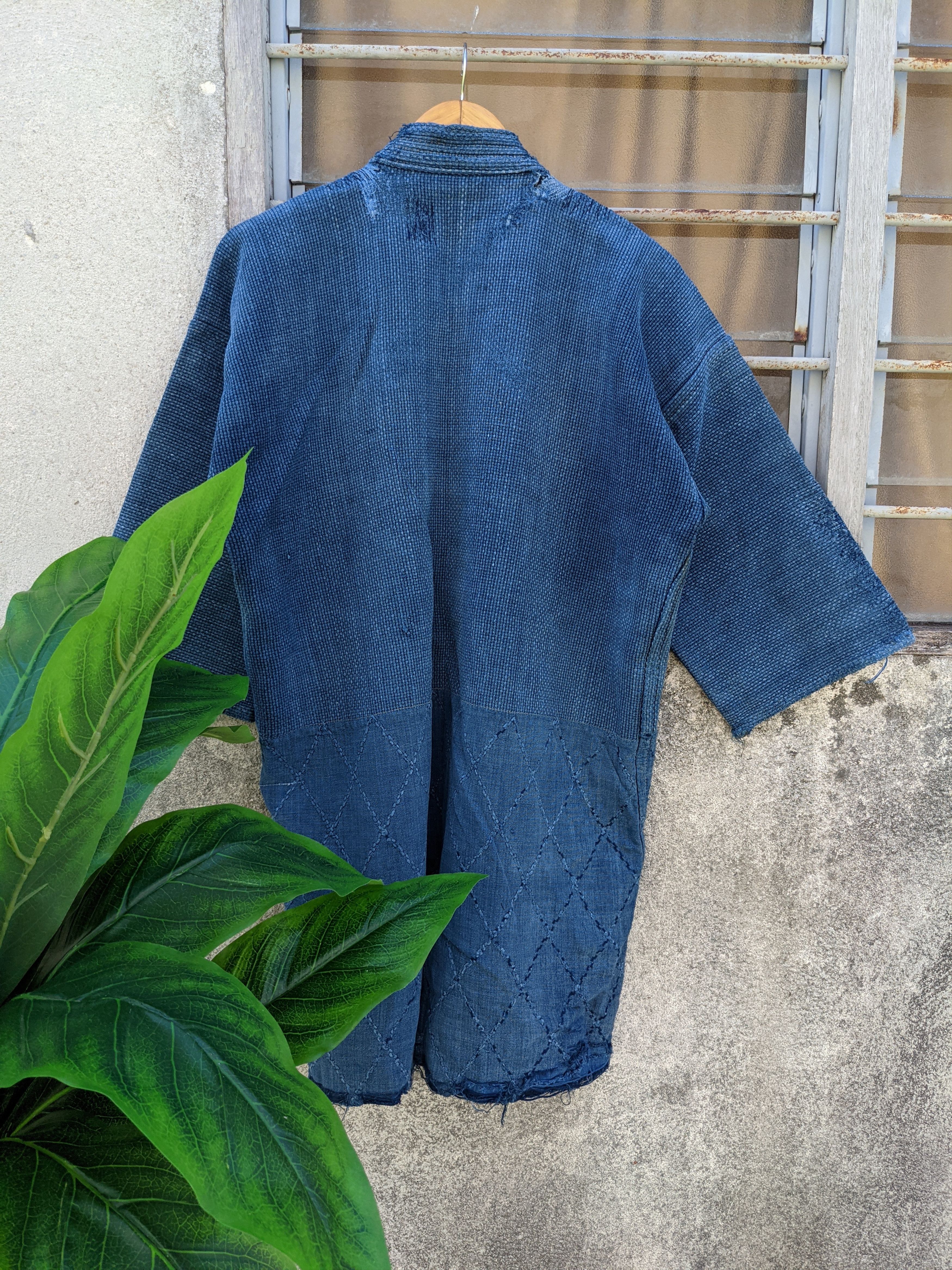 Japanese Brand Vintage Narogi Indigo Kimono Visvim Style Size US L / EU 52-54 / 3 - 2 Thumbnail