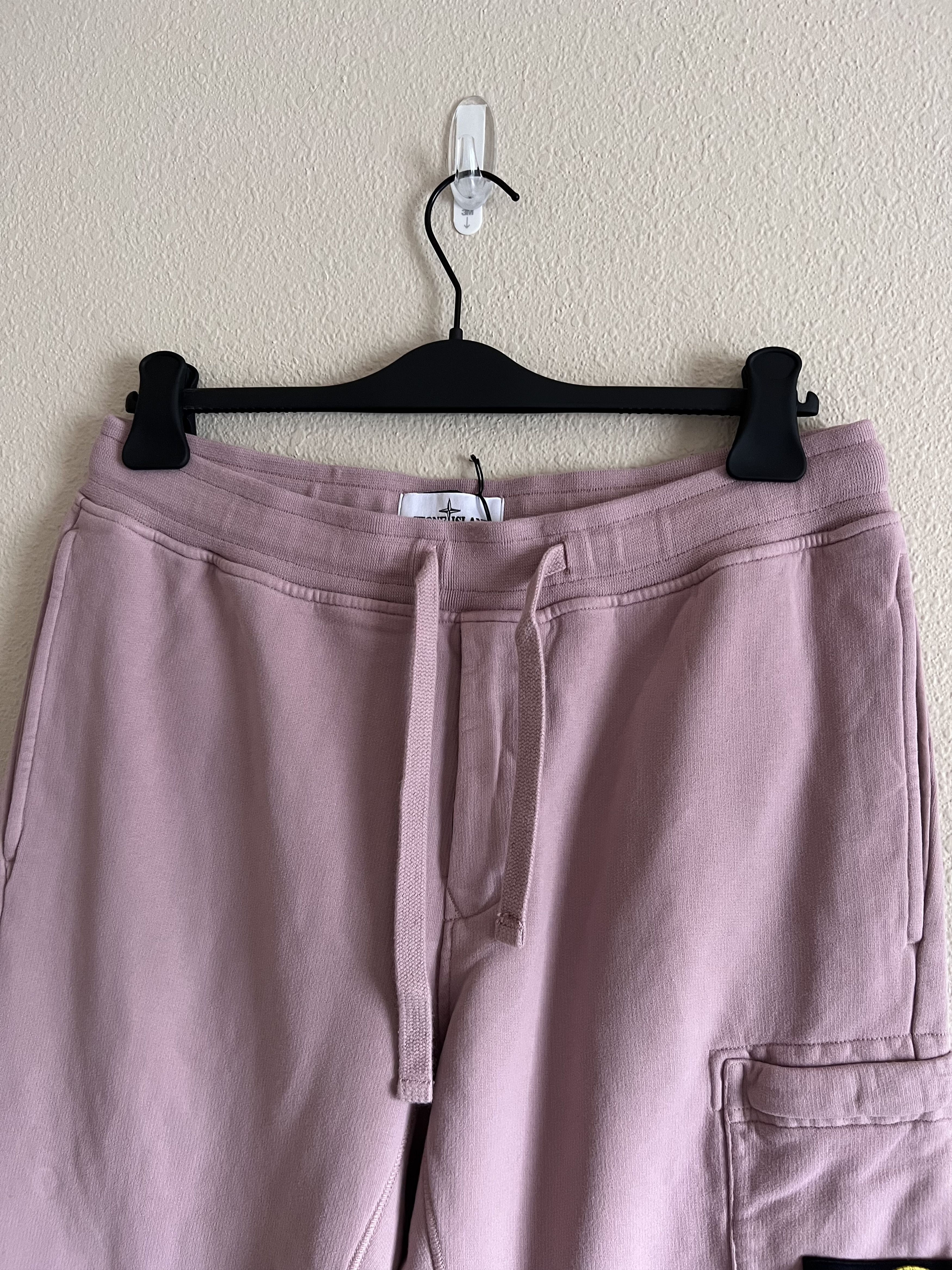 Stone Island Stone Island Cargo Cotton Sweatpants in Pink Size US 34 / EU 50 - 2 Thumbnail