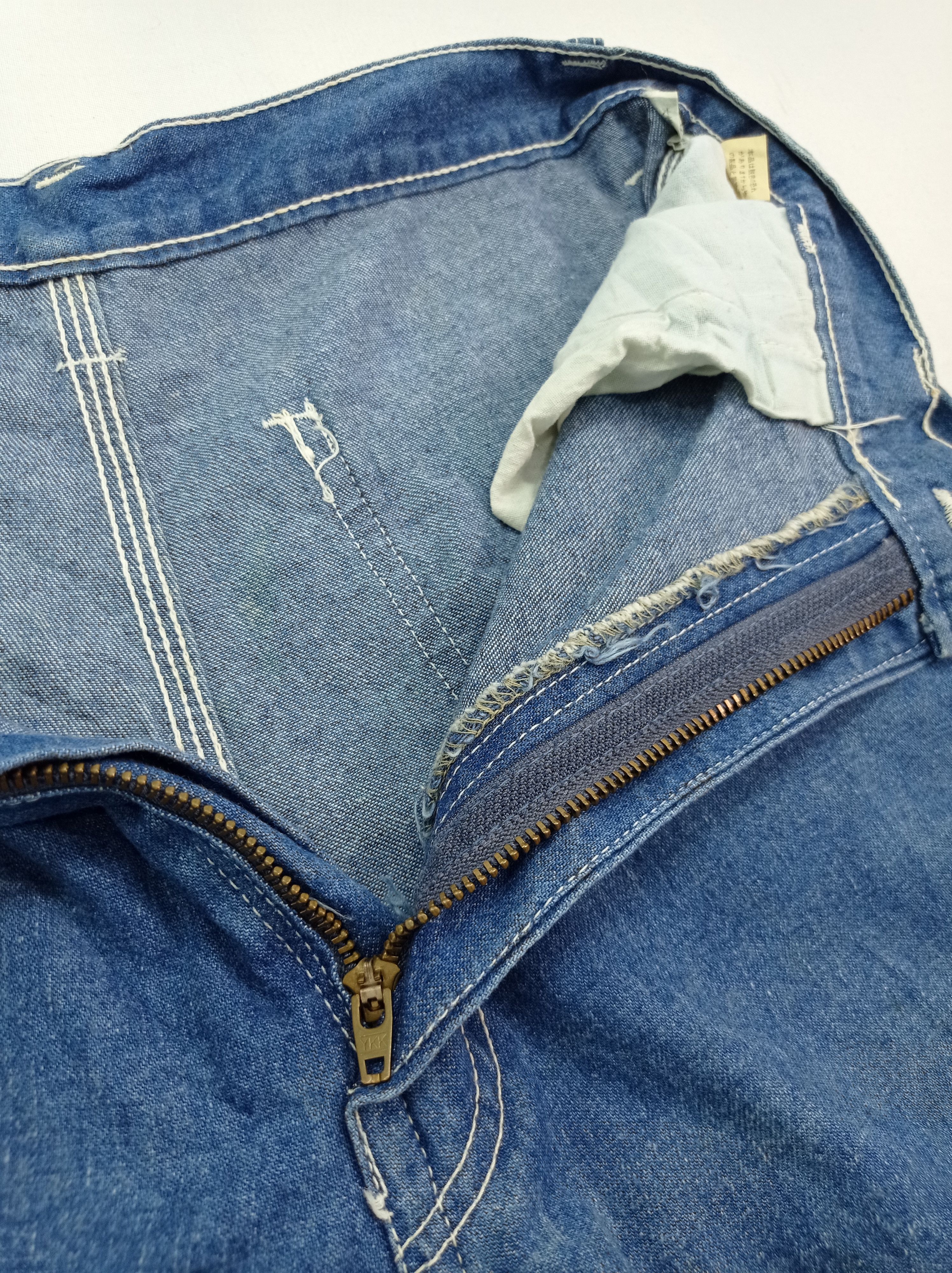 Japanese Brand Japanese Denim Cargo Pants Size US 29 - 6 Thumbnail