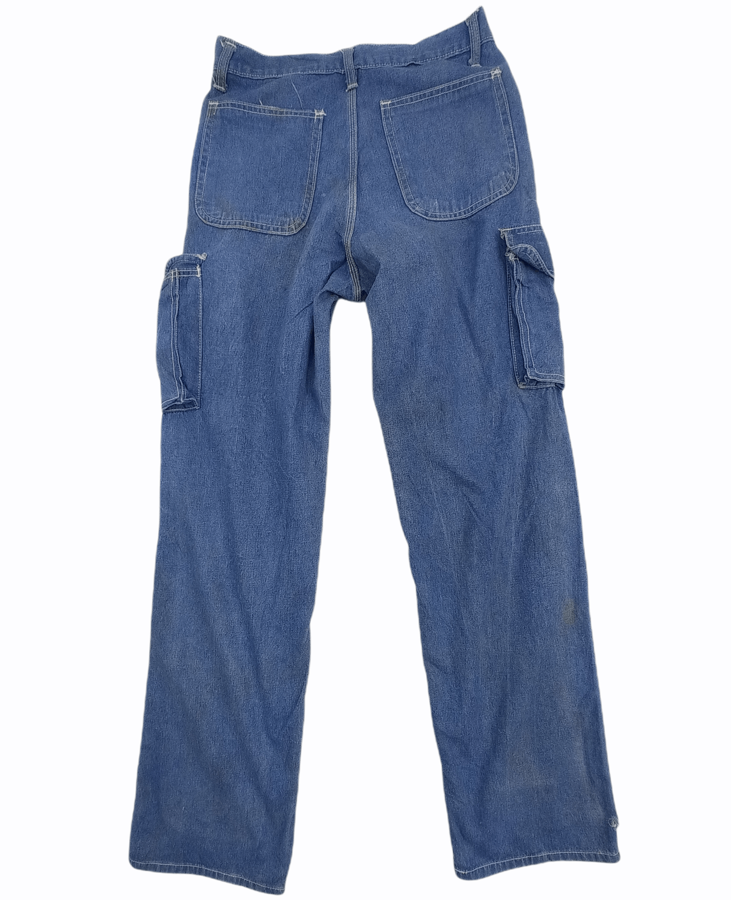 Japanese Brand Japanese Denim Cargo Pants Size US 29 - 2 Thumbnail