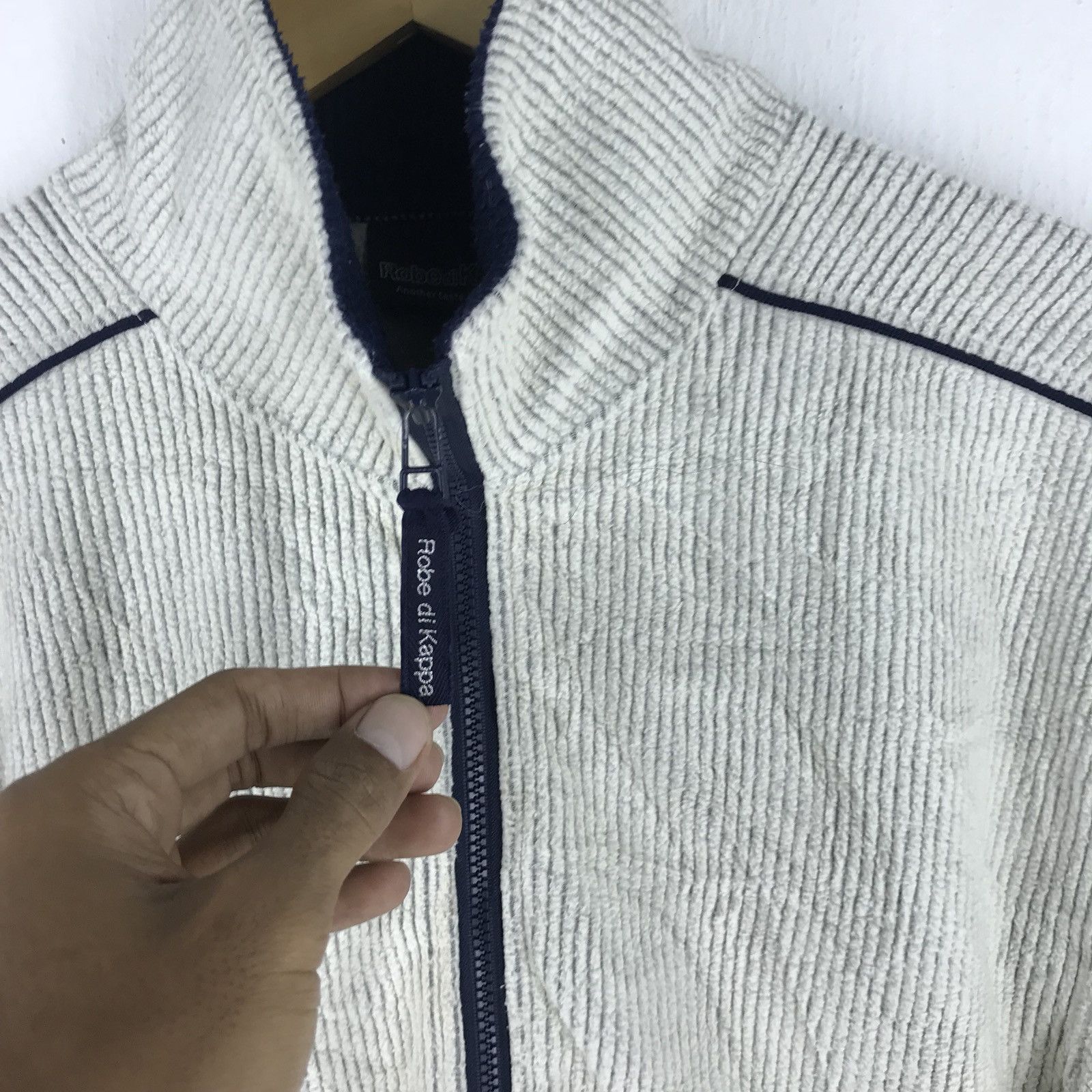 Kappa 🔥 Vintage 90s Robe Di Kappa Fleece Zip Up Sweater Size US L / EU 52-54 / 3 - 6 Thumbnail