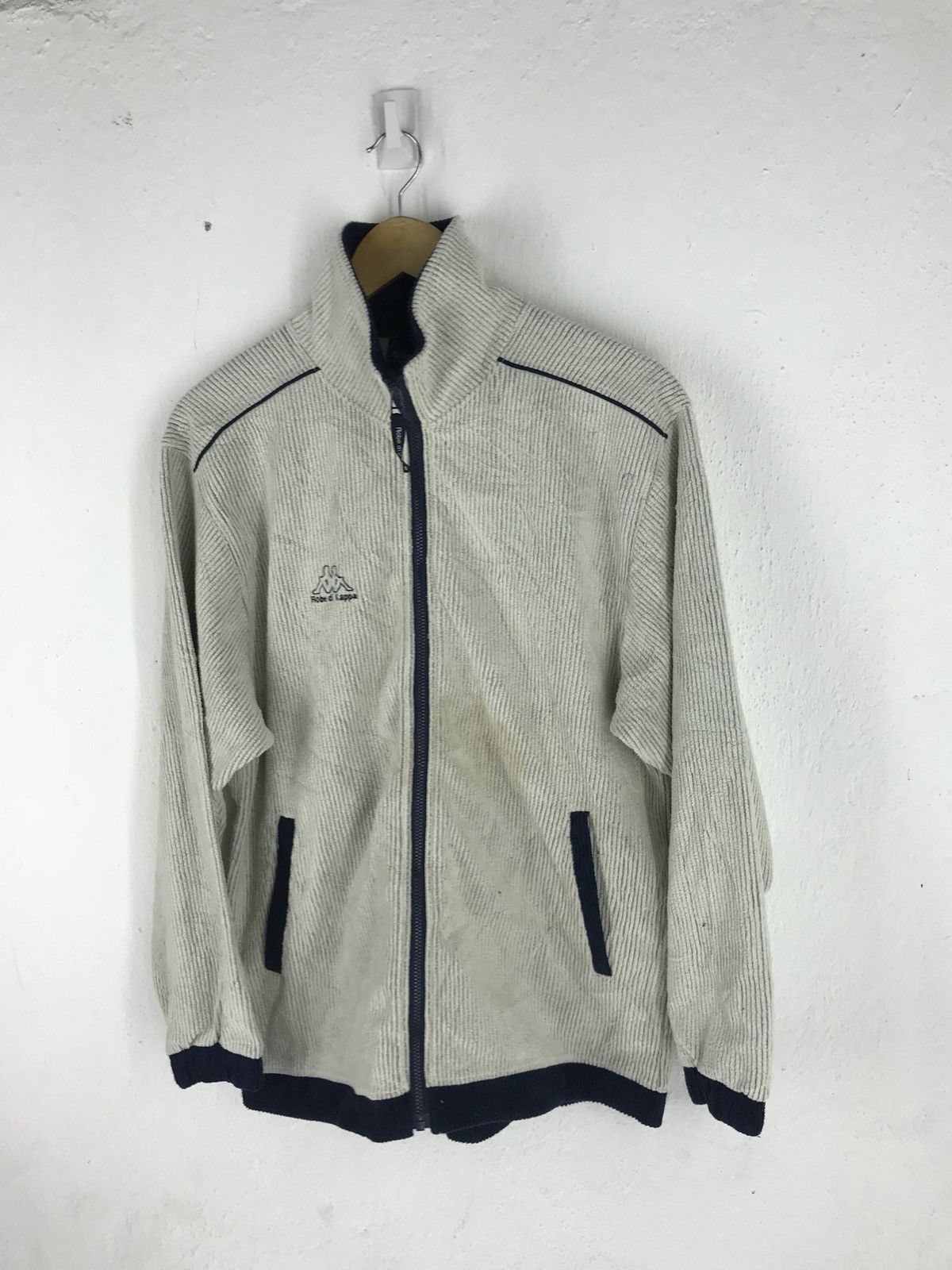Kappa 🔥 Vintage 90s Robe Di Kappa Fleece Zip Up Sweater Size US L / EU 52-54 / 3 - 2 Thumbnail