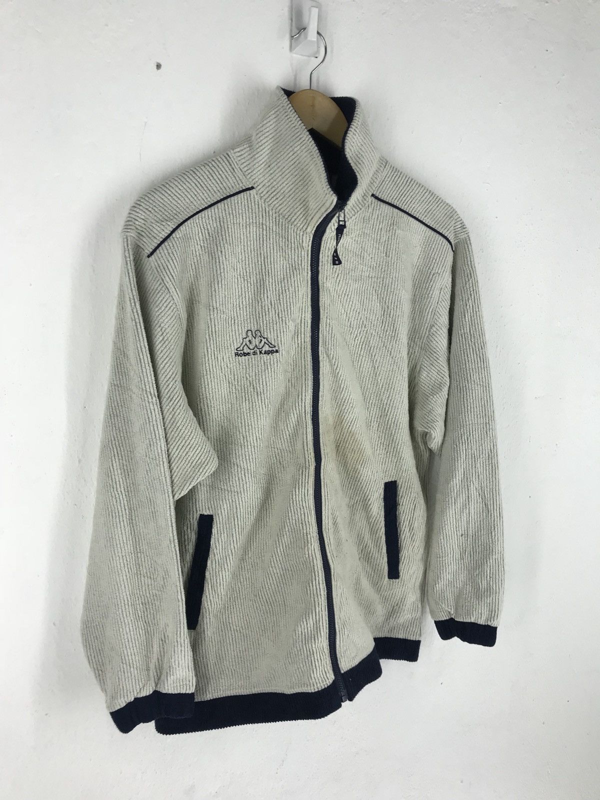 Kappa 🔥 Vintage 90s Robe Di Kappa Fleece Zip Up Sweater Size US L / EU 52-54 / 3 - 3 Thumbnail
