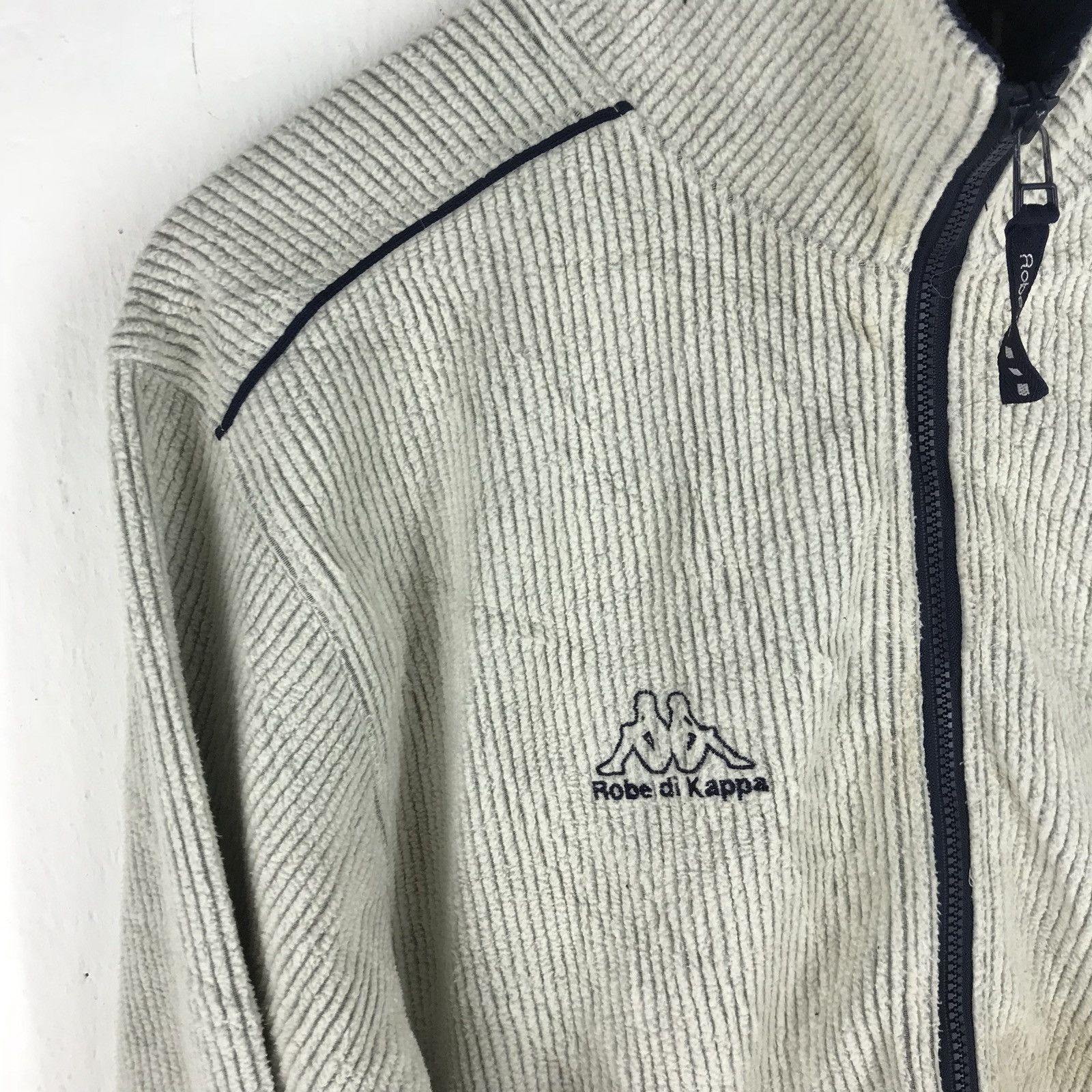 Kappa 🔥 Vintage 90s Robe Di Kappa Fleece Zip Up Sweater Size US L / EU 52-54 / 3 - 5 Thumbnail
