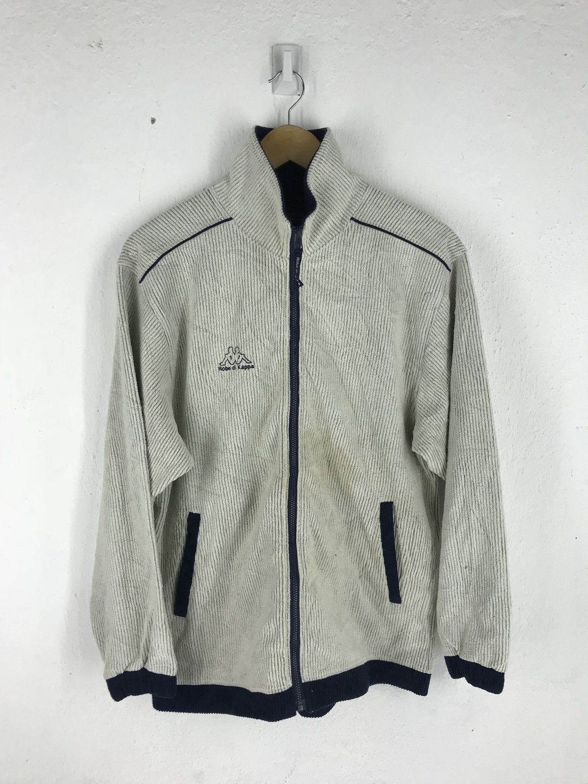 Kappa 🔥 Vintage 90s Robe Di Kappa Fleece Zip Up Sweater Size US L / EU 52-54 / 3 - 1 Thumbnail