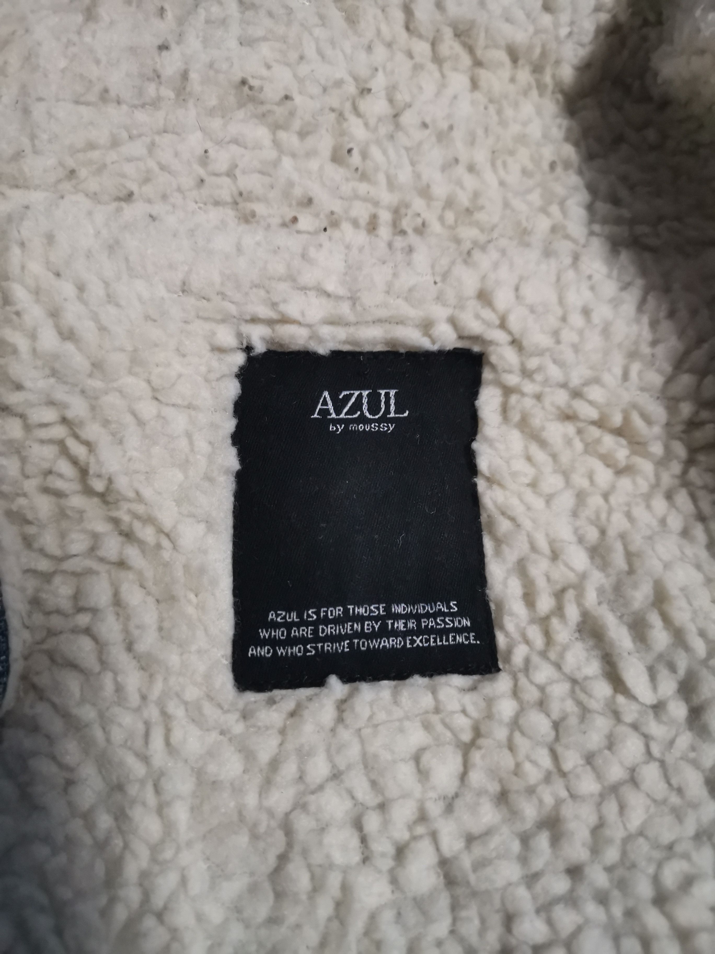 Japanese Brand Azul By Mossy Sherpa Denim Jacket Size US L / EU 52-54 / 3 - 6 Thumbnail