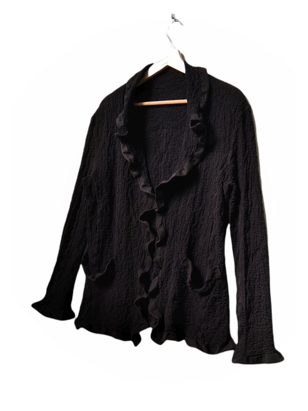 Me Issey Miyake Cotton Blend Puckering Textured Cauliflower