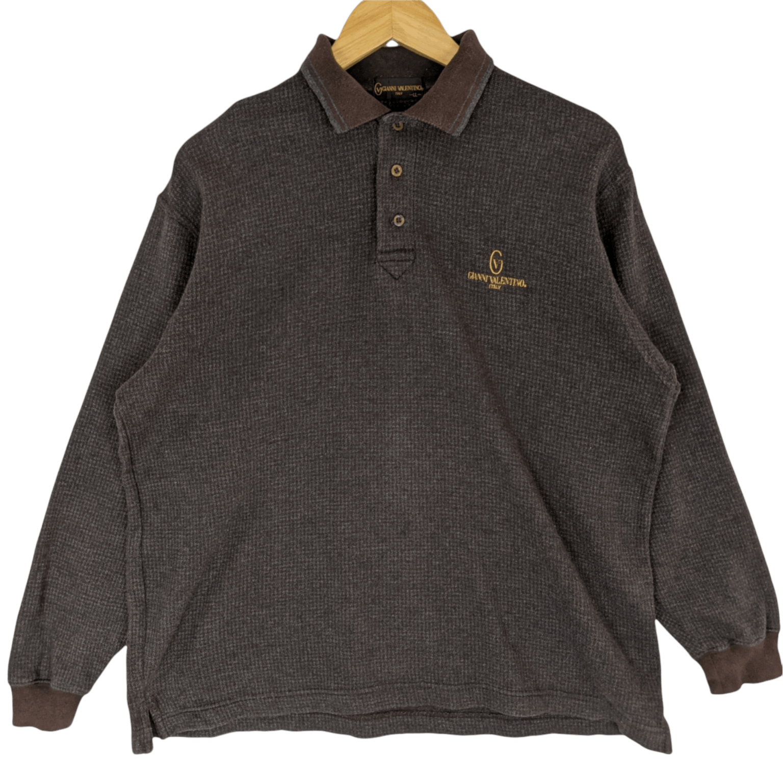 Gianni Valentino × Valentino GIANNI VALENTINO Retro Style Jumper Sweatshirt Size US XL / EU 56 / 4 - 2 Thumbnail