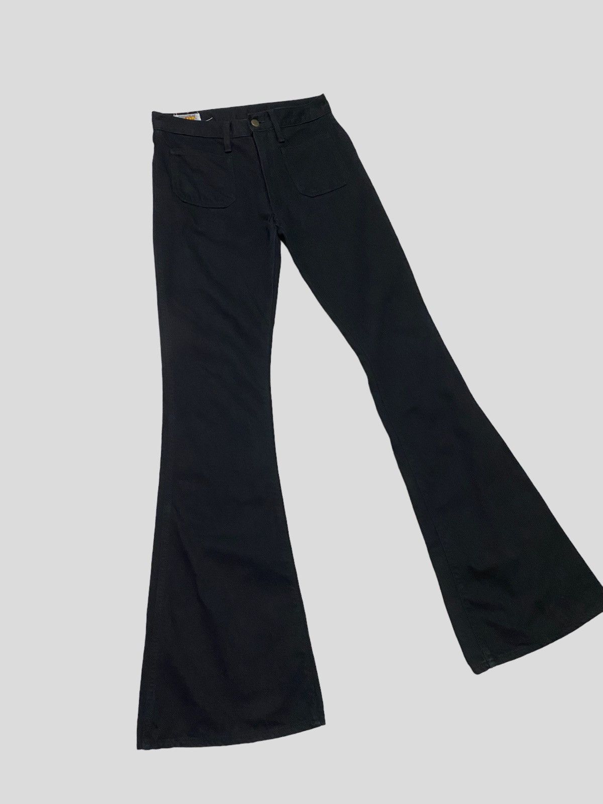 image of Flared Big John Bush Pant Wide Bootcut in Black, Men's (Size 26)