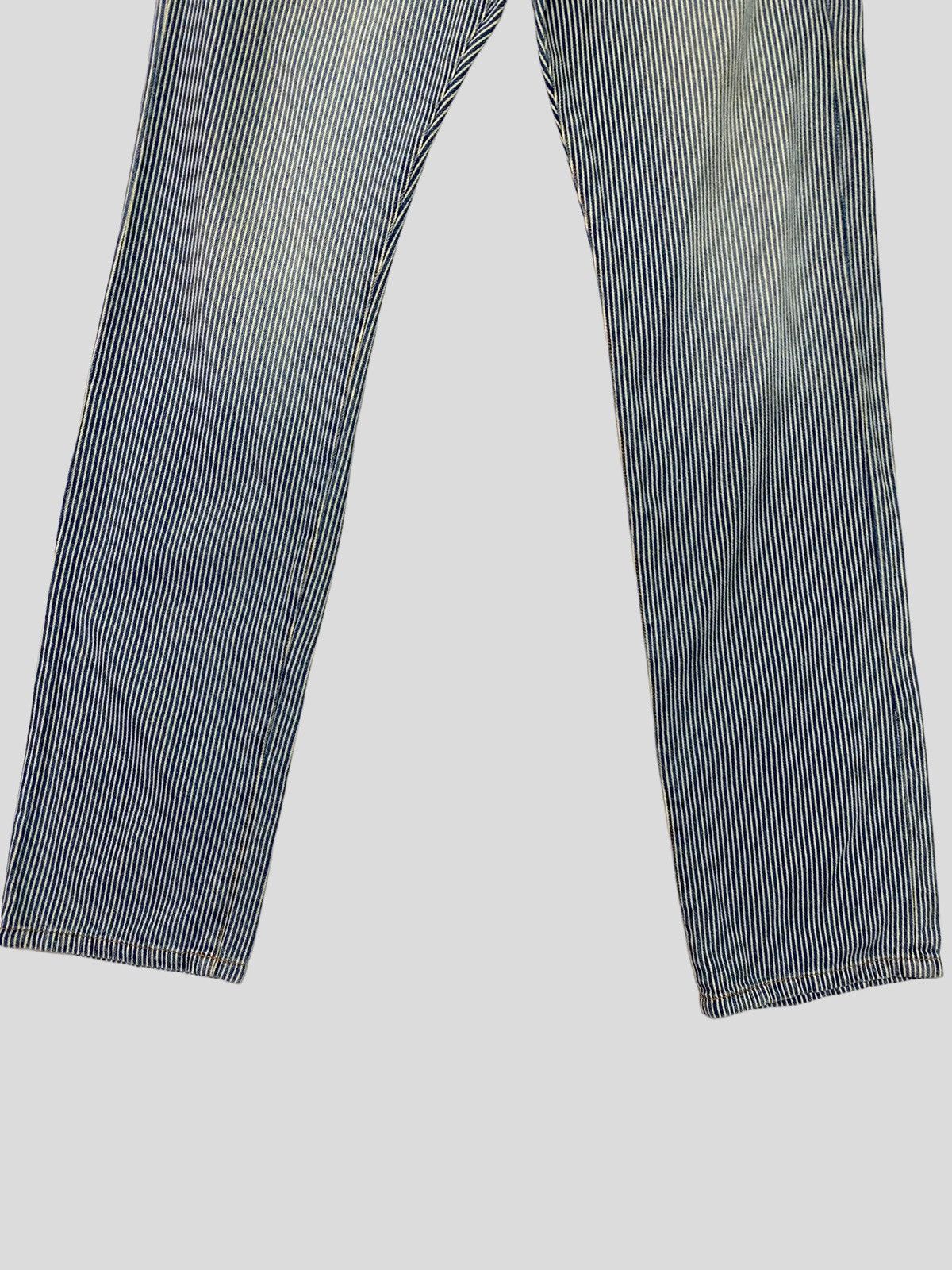 Japanese Brand × Vintage VINTAGE SURF CLOTHES HICKORY STRIPED PATCH POCKET DENIM Size US 29 - 4 Thumbnail