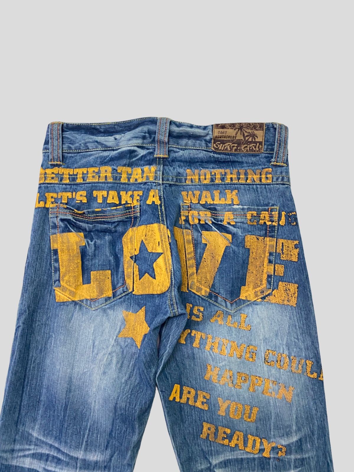 Japanese Brand × Vintage VINTAGE SURF CLOTHES DAICOCK PRINT ACID WASH DENIM JEANS Size US 28 / EU 44 - 5 Thumbnail