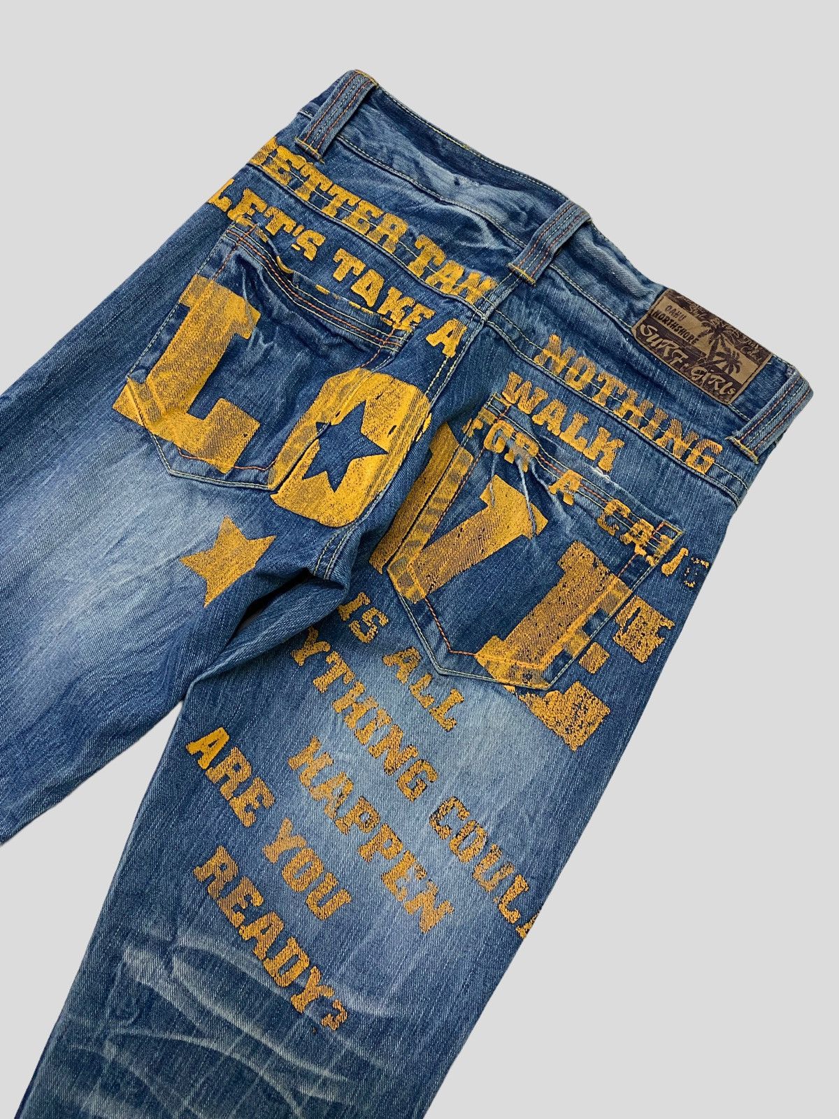 Japanese Brand × Vintage VINTAGE SURF CLOTHES DAICOCK PRINT ACID WASH DENIM JEANS Size US 28 / EU 44 - 7 Thumbnail