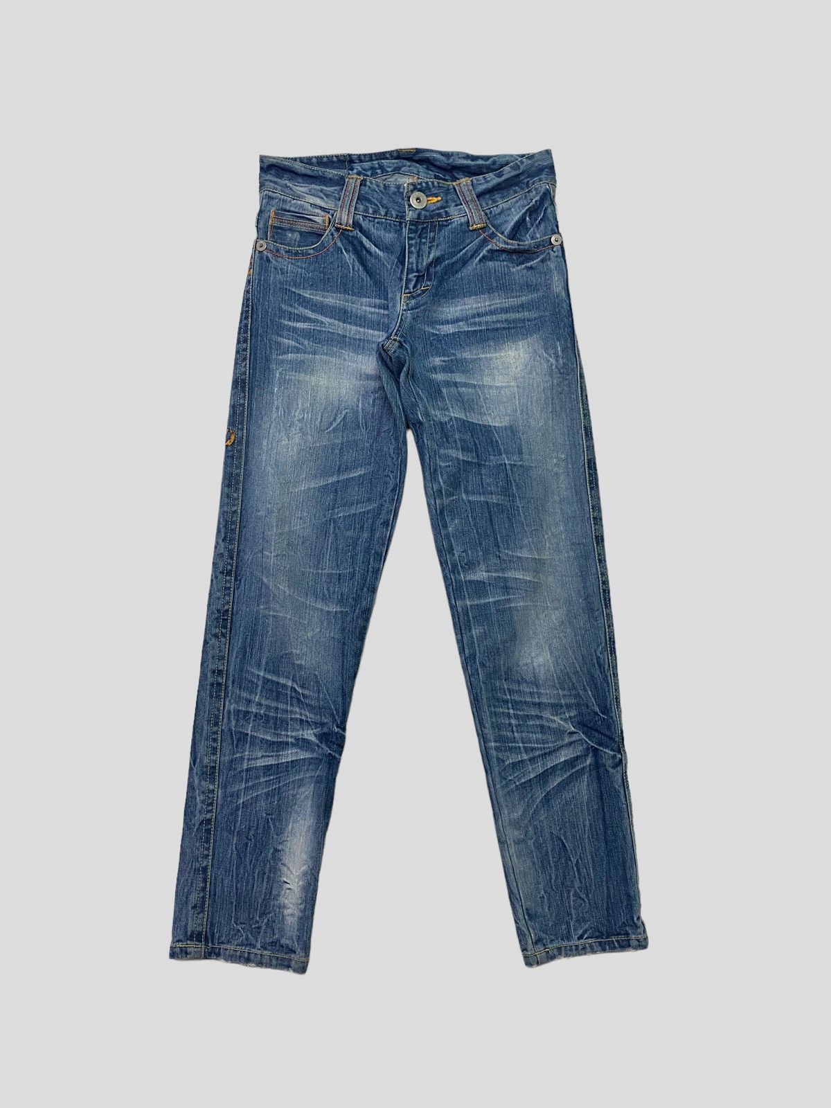 Japanese Brand × Vintage VINTAGE SURF CLOTHES DAICOCK PRINT ACID WASH DENIM JEANS Size US 28 / EU 44 - 2 Thumbnail