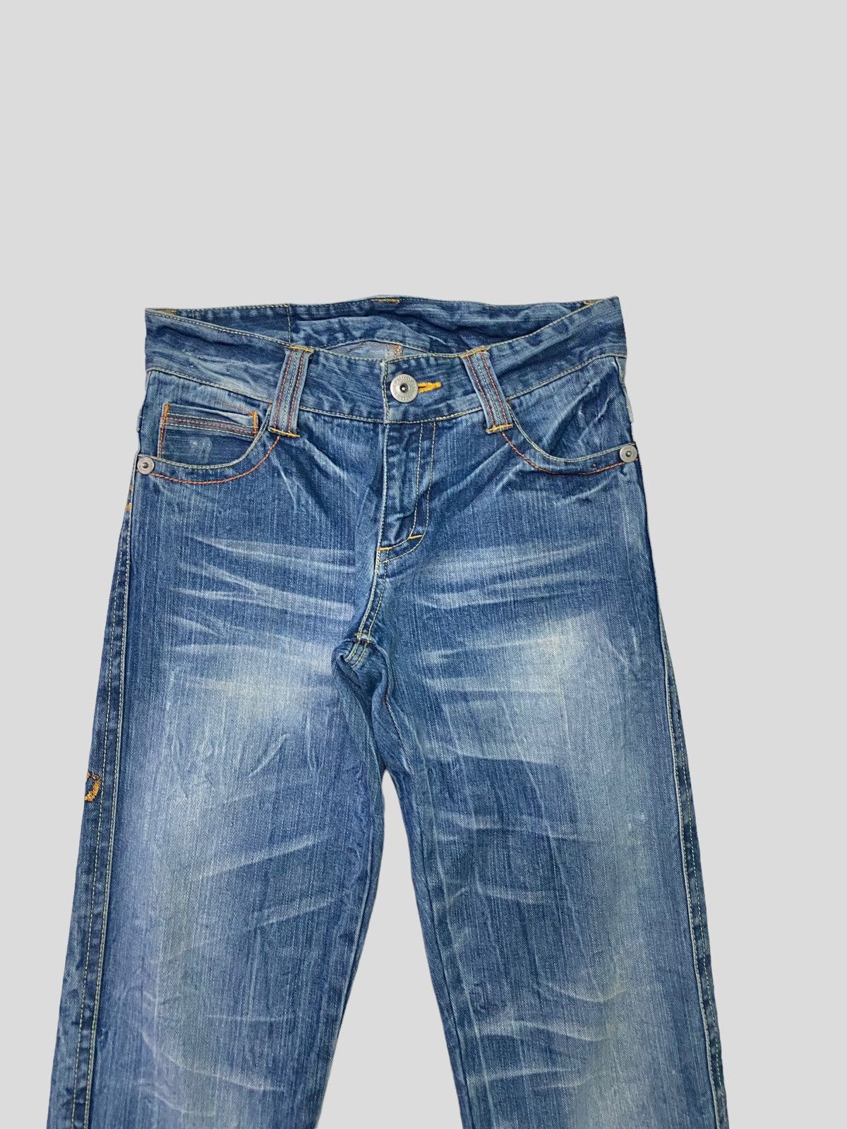 Japanese Brand × Vintage VINTAGE SURF CLOTHES DAICOCK PRINT ACID WASH DENIM JEANS Size US 28 / EU 44 - 3 Thumbnail