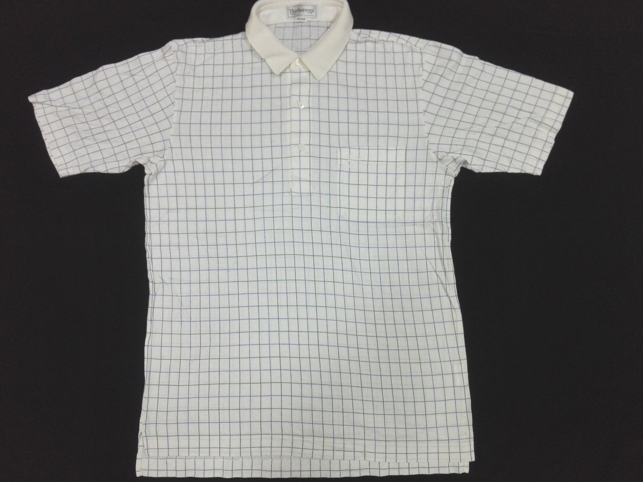 Burberry Vintage Burberry Polo Tee Classic Striped Square Size US M / EU 48-50 / 2 - 1 Thumbnail