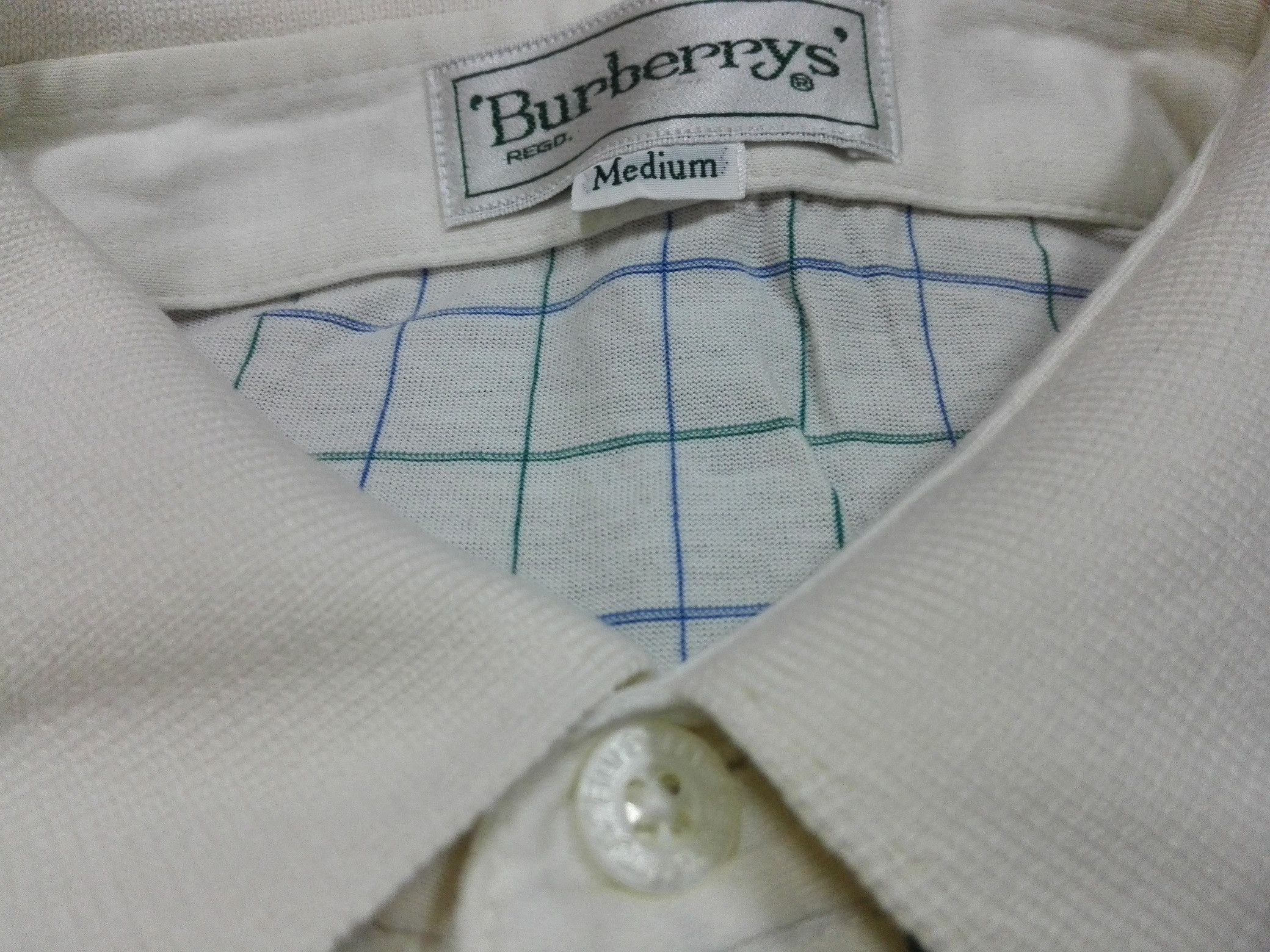 Burberry Vintage Burberry Polo Tee Classic Striped Square Size US M / EU 48-50 / 2 - 4 Thumbnail