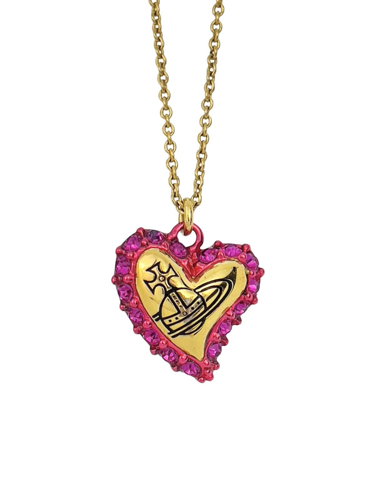 VIVIENNE WESTWOOD crystal orb necklace