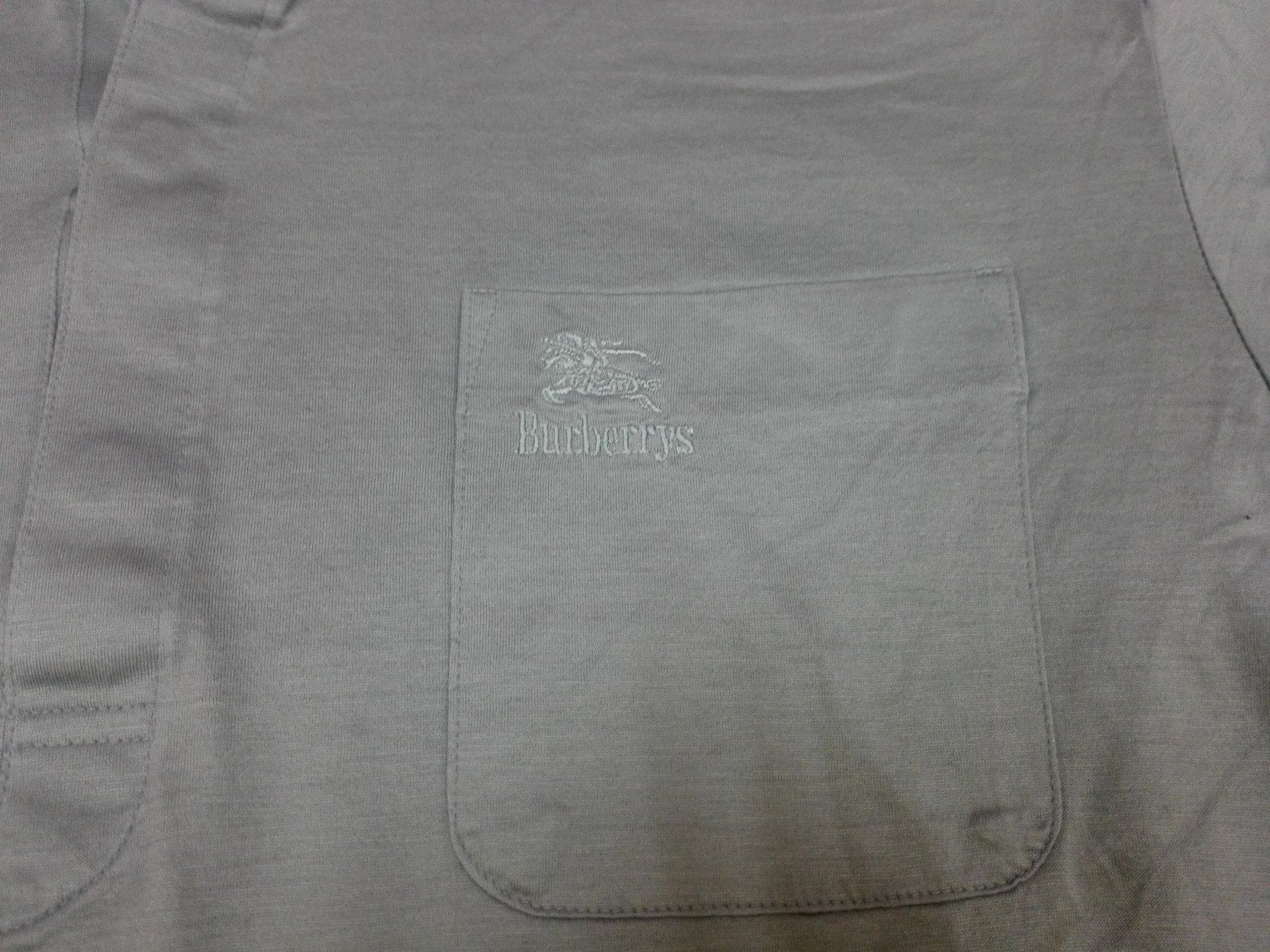 Burberry Vintage BURBERRY Burberrys' Polo Tee Size US M / EU 48-50 / 2 - 2 Thumbnail