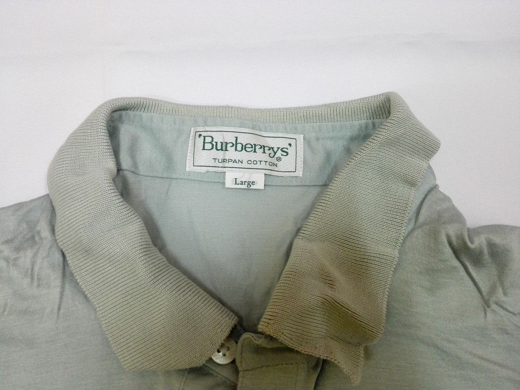 Burberry Vintage BURBERRY Burberrys' Polo Tee Size US M / EU 48-50 / 2 - 3 Thumbnail