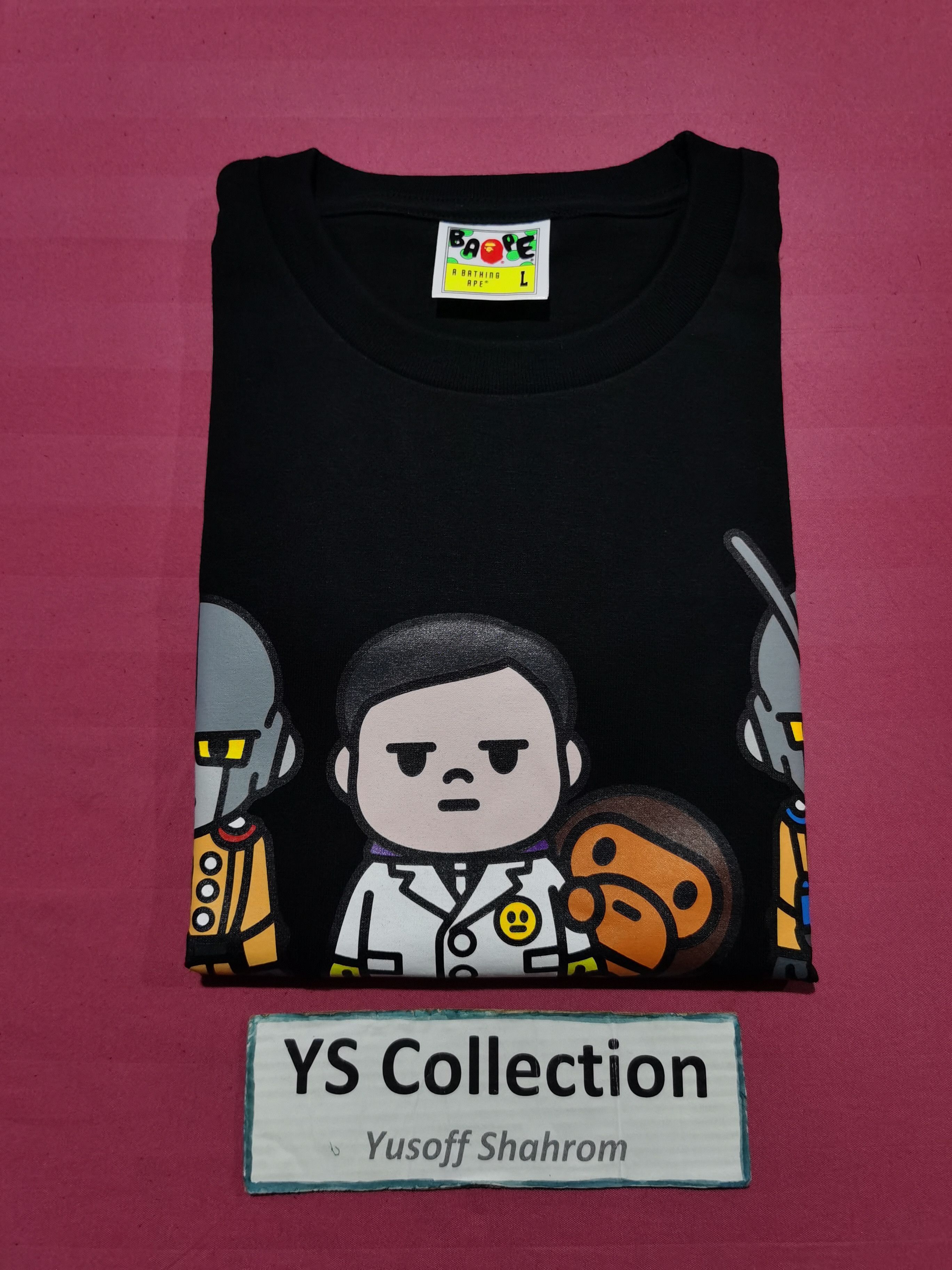 BAPE x Dragon Ball Super Pan & Son Gohan & Son Goku Baby Milo Japan Exclusive Tee White