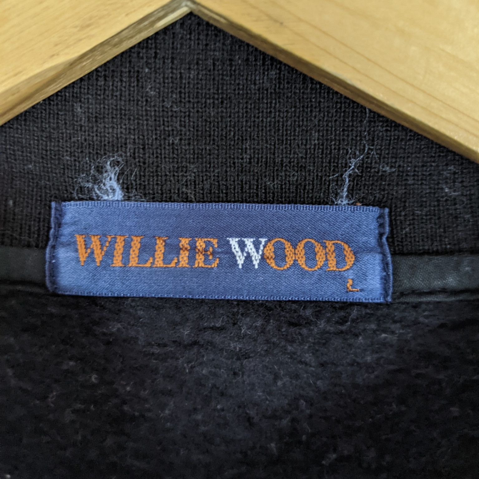 Japanese Brand Japan WILLIE WOOD Retro Style Wool Polo Jumper Sweatshirt Size US L / EU 52-54 / 3 - 7 Thumbnail