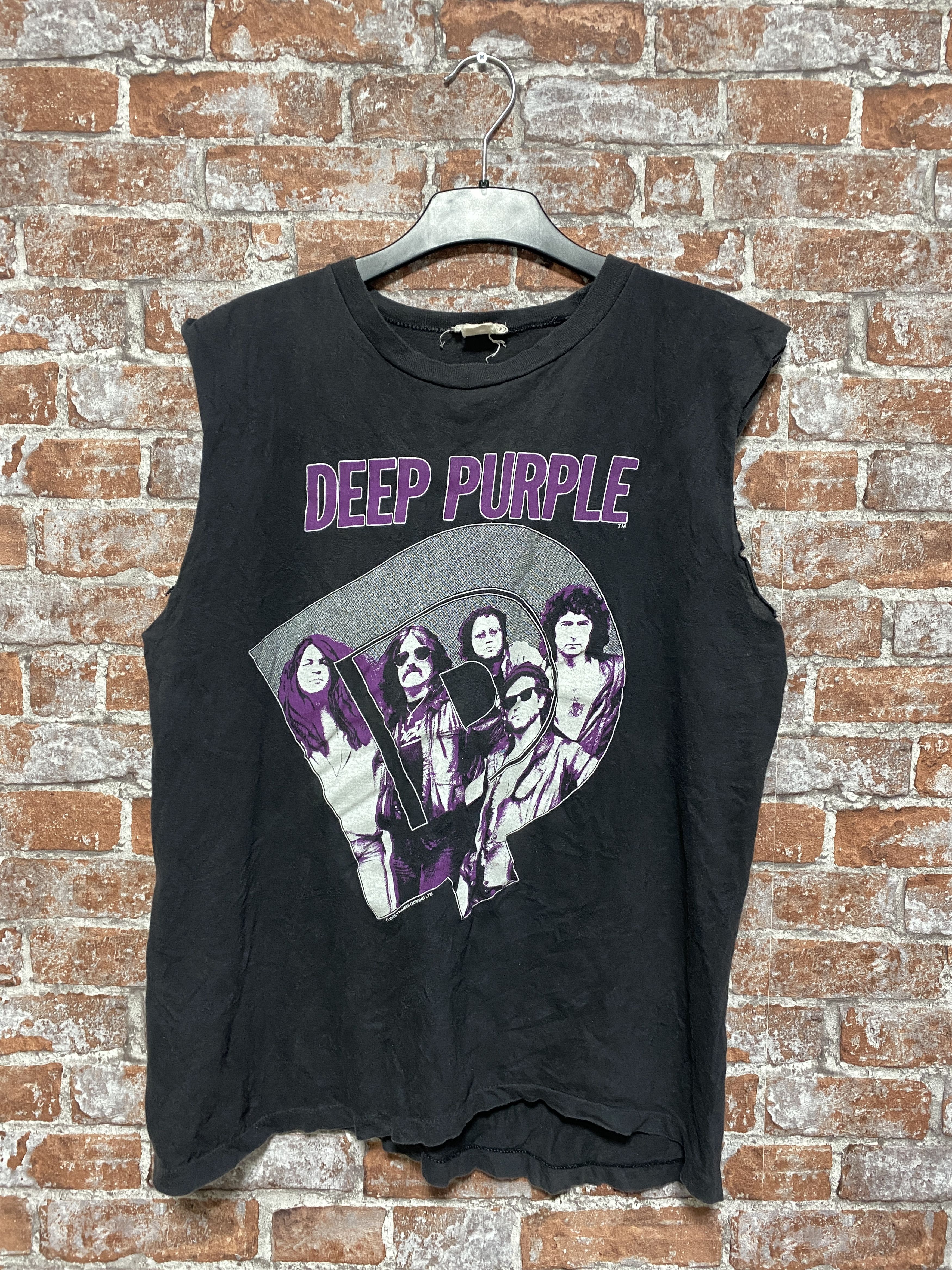 Band Tees Rare Deep Purple 1985 Vintage Tank Top Tee Size US L / EU 52-54 / 3 - 1 Thumbnail