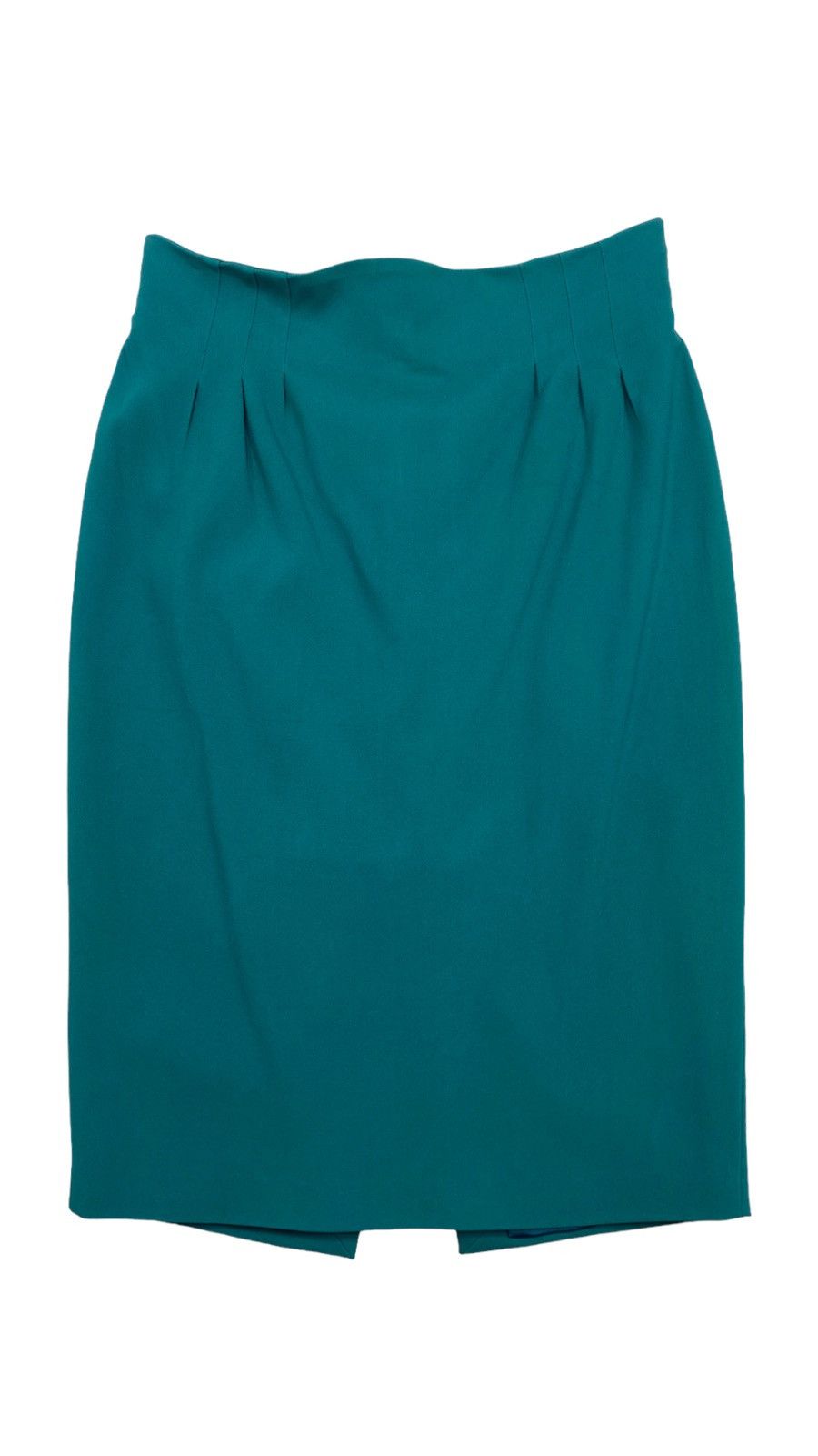 Image of 2013 Gucci Acetate High Waist Pencil Midi Skirt in Mint Emerald, Women's (Size 30)