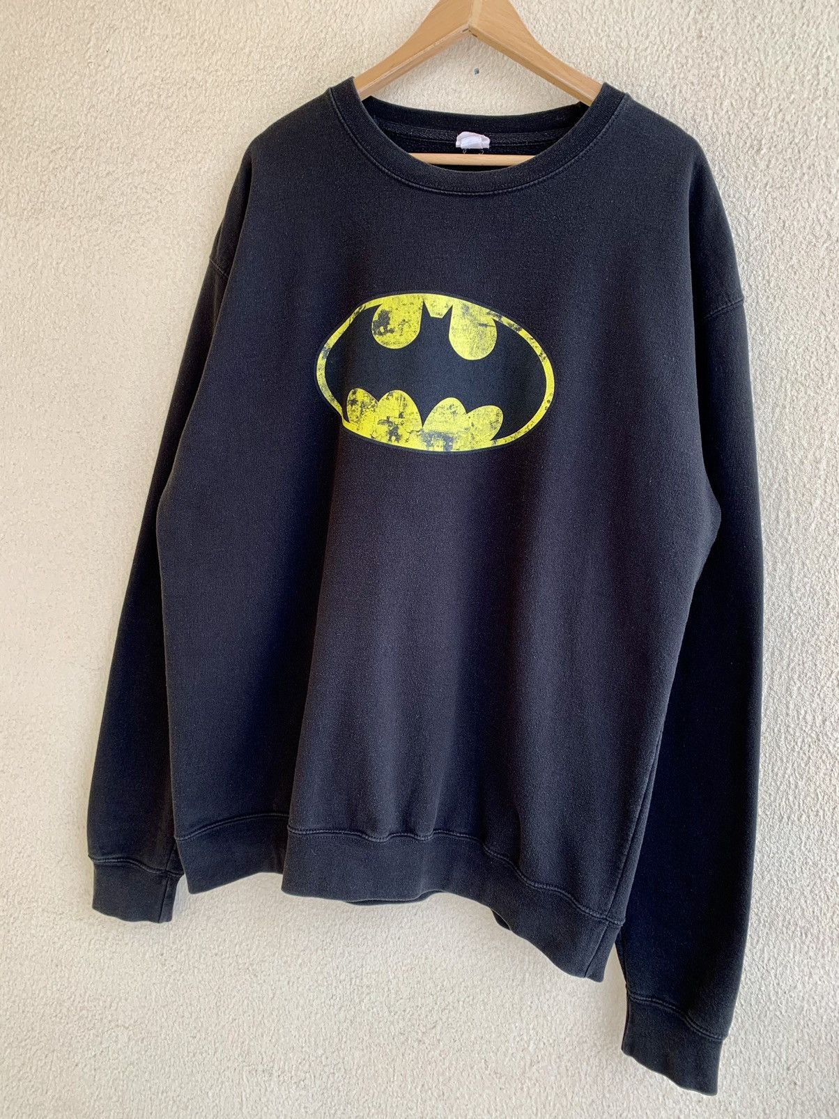 DC Comics VINTAGE Y2K DC COMICS BATMAN BIG LOGO SWEATSHIRT Size US XL / EU 56 / 4 - 3 Thumbnail