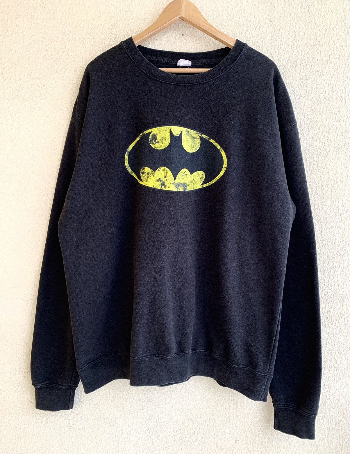 DC Comics VINTAGE Y2K DC COMICS BATMAN BIG LOGO SWEATSHIRT Size US XL / EU 56 / 4 - 1 Thumbnail