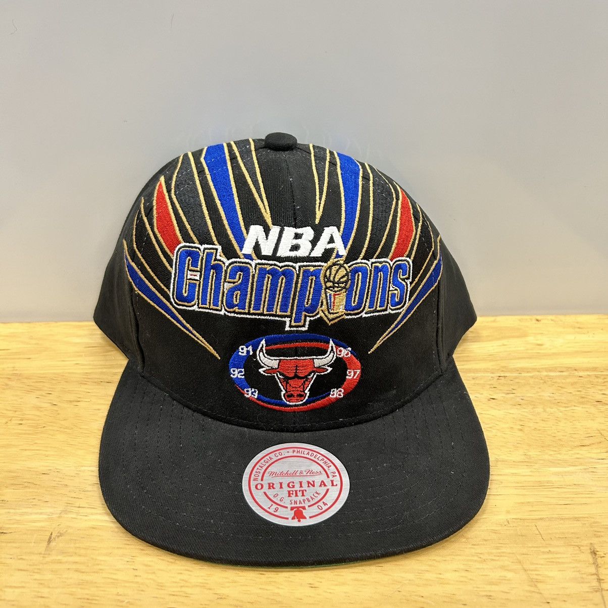 Chicago bulls 1998 championship hat clearance