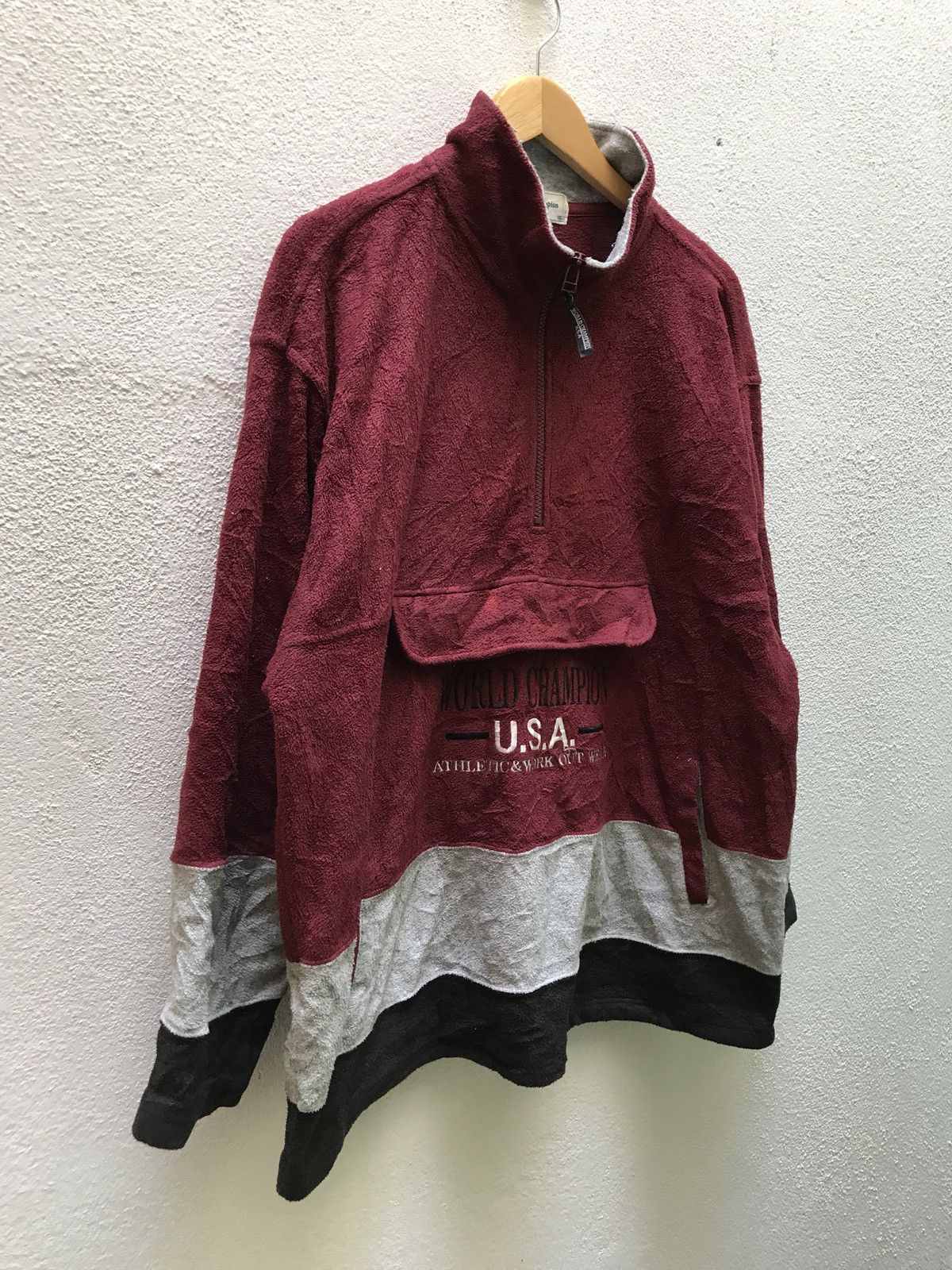 Champion 🔥FINAL DROP🔥 World Champion anorak block color fleece Size US L / EU 52-54 / 3 - 2 Thumbnail
