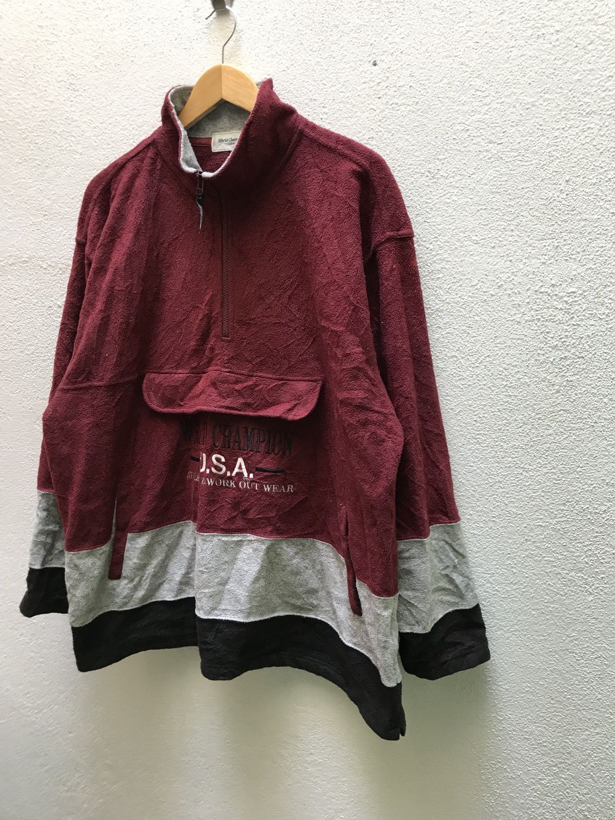 Champion 🔥FINAL DROP🔥 World Champion anorak block color fleece Size US L / EU 52-54 / 3 - 3 Thumbnail