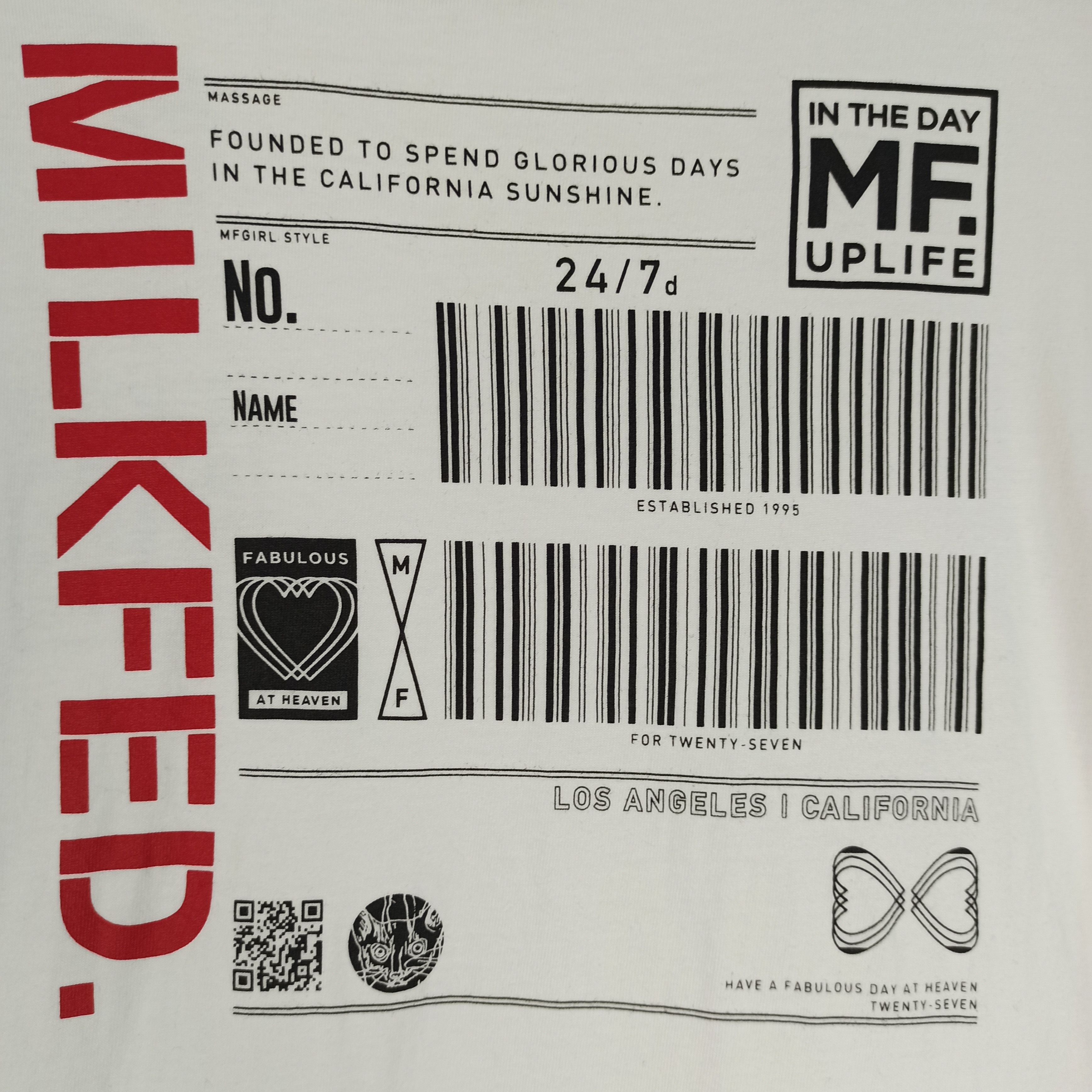 Japanese Brand RARE MILKFED IN THE DAY UPLIFE TSHIRT Size US L / EU 52-54 / 3 - 3 Thumbnail