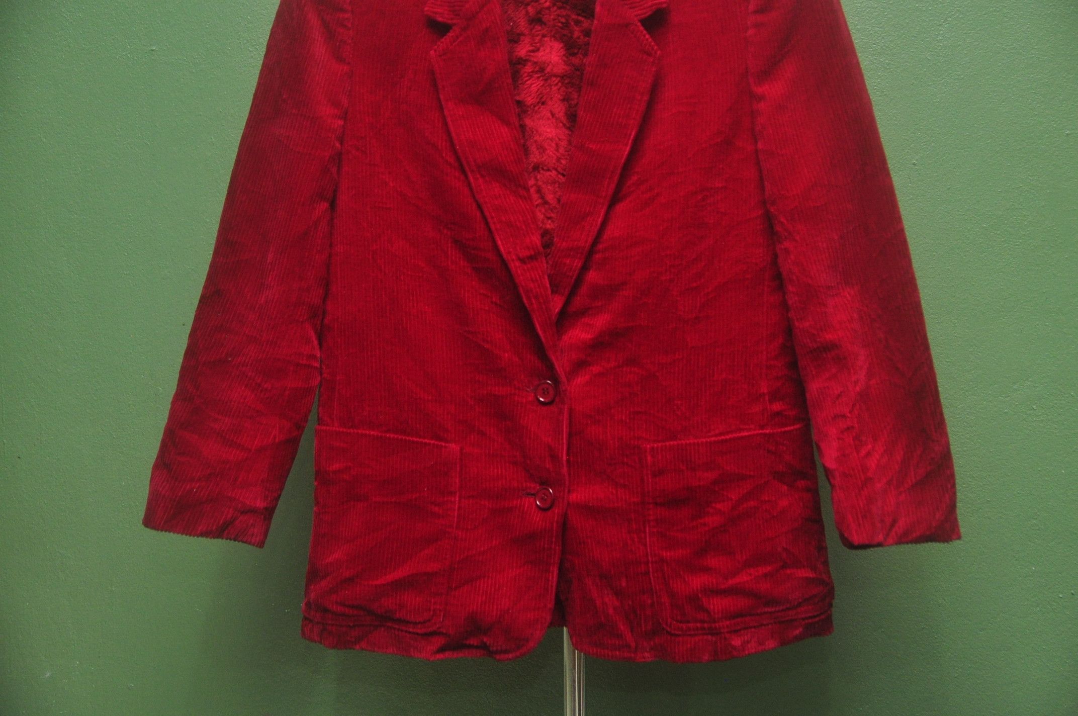 Daniel Hechter × Vintage Daniel Hechter Cudroy Blazer Maroon Colour Size 40R - 5 Thumbnail