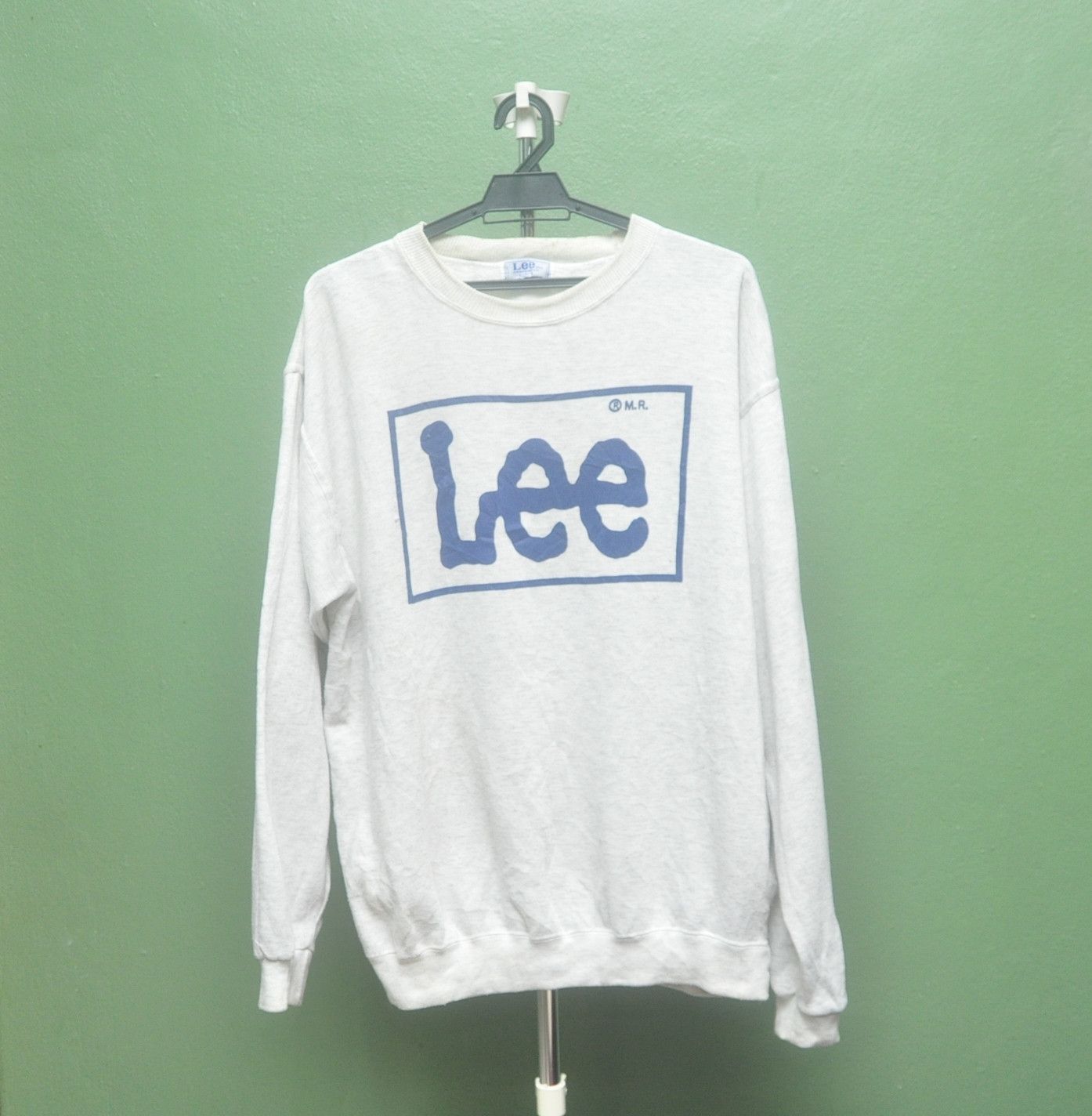 Japanese Brand × Lee × Vintage Vintage Lee Union Made Big Logo Sweatshirt Size US XL / EU 56 / 4 - 1 Thumbnail