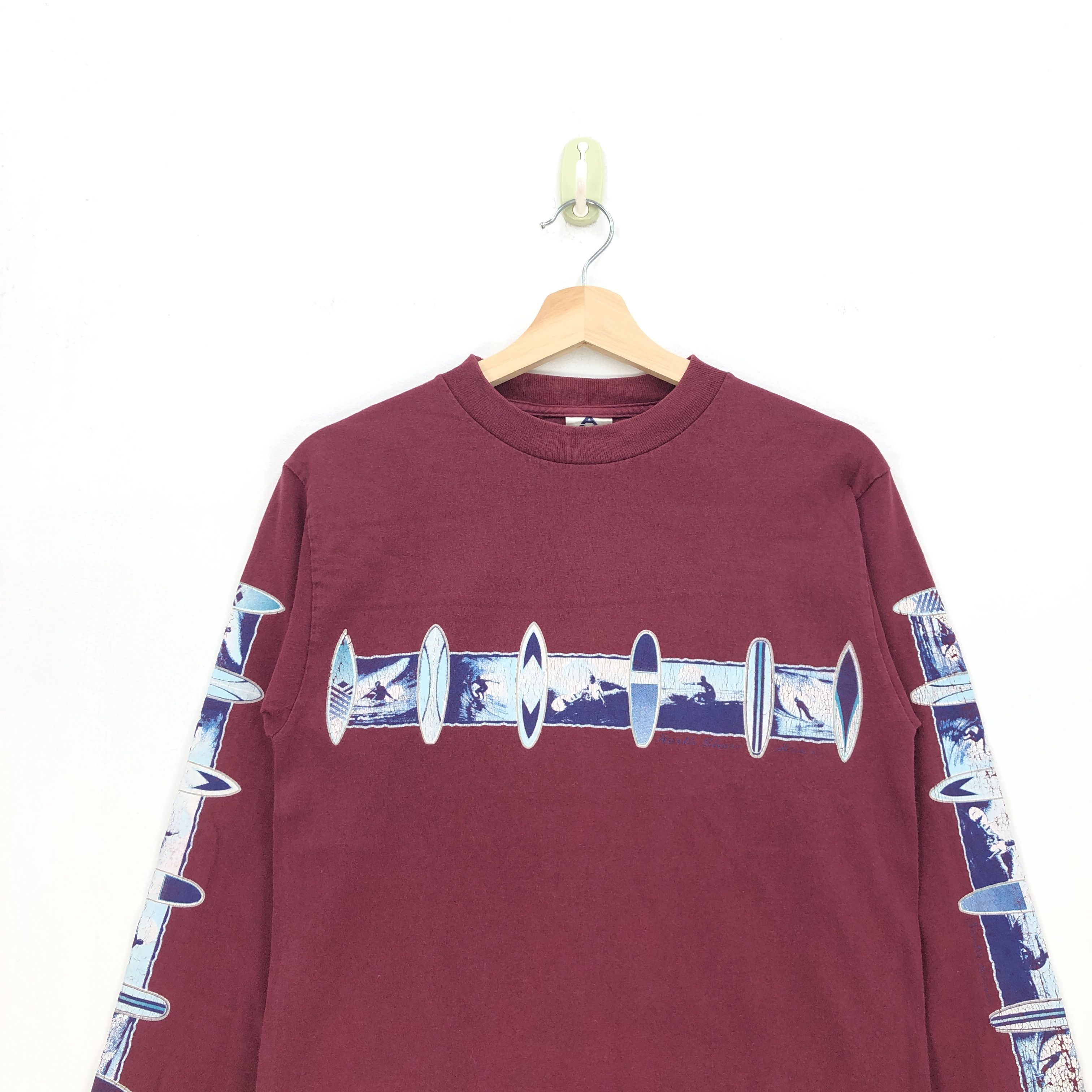 Vintage Vintage Surfwear T Shirt Surfing Adventure Tees Size US S / EU 44-46 / 1 - 2 Thumbnail