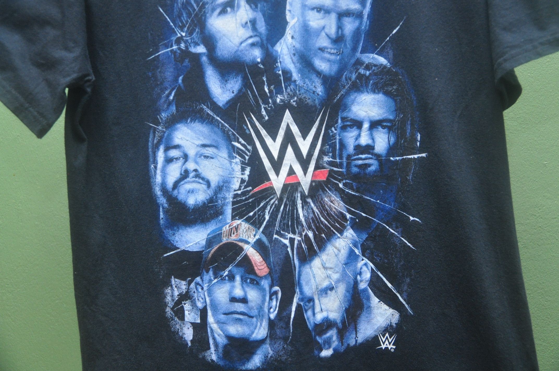 Vintage × WWE WWE wrestling tees wwe wwf you cant see me Size US L / EU 52-54 / 3 - 4 Thumbnail