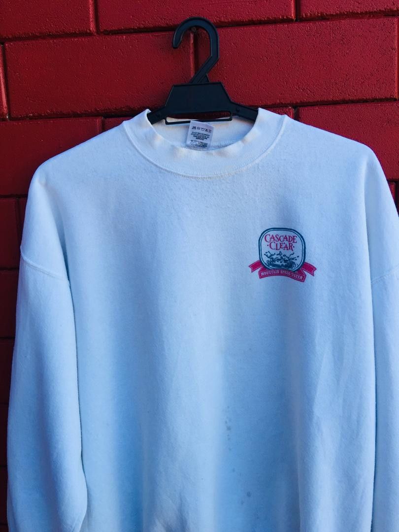 Japanese Brand × Vintage Vintage Cascade Clear Marc Hudson Burlington Sweatshirt Size US XL / EU 56 / 4 - 3 Thumbnail
