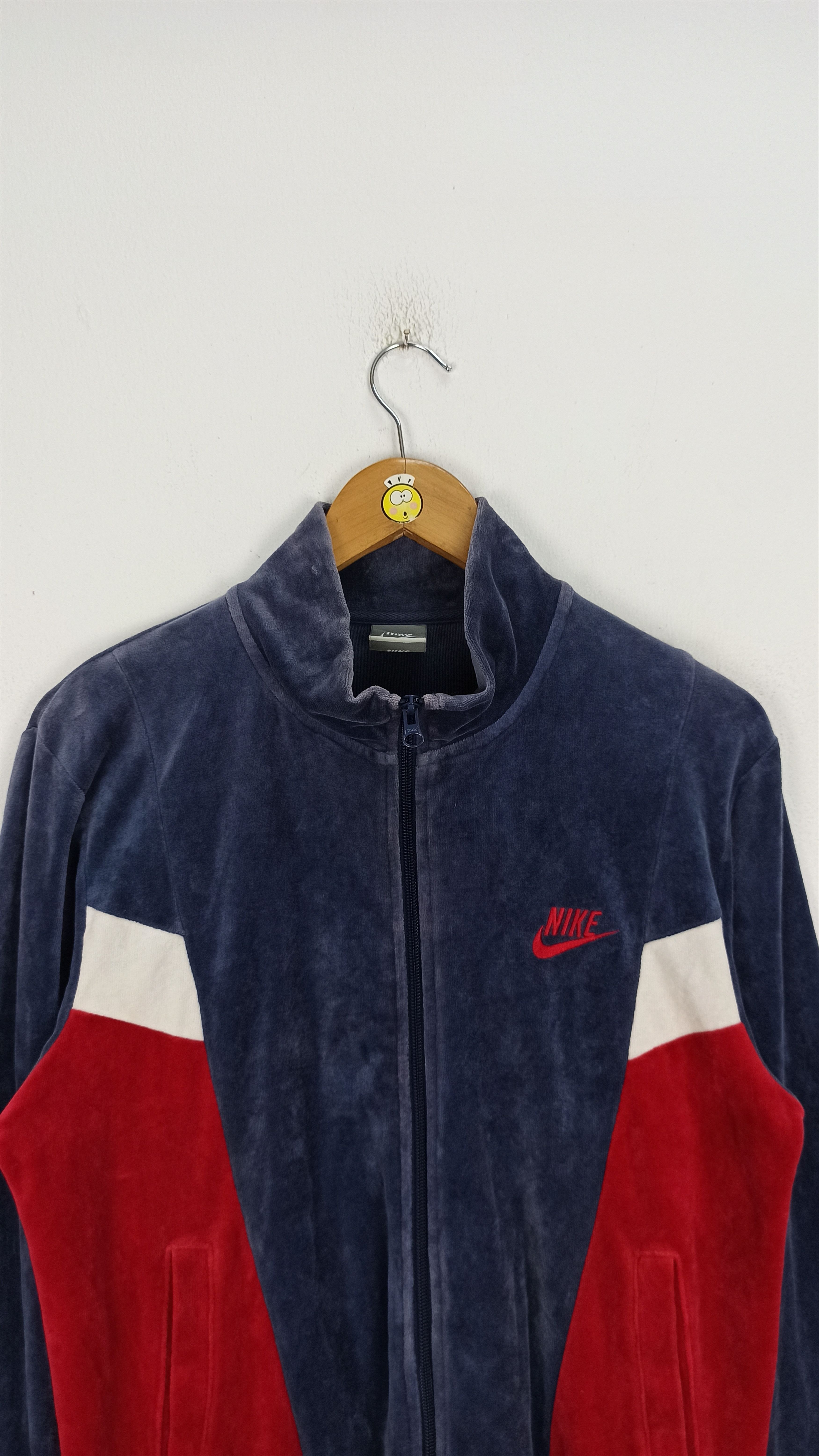 Vintage Vintage Nike Sweater Fleece Mini Swoosh Zipper Size US M / EU 48-50 / 2 - 2 Thumbnail