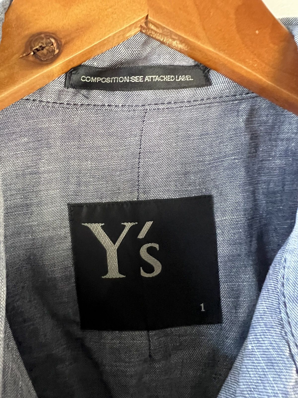 Yohji Yamamoto Womens Y’s Yohji Linen Jacket Size S / US 4 / IT 40 - 2 Thumbnail