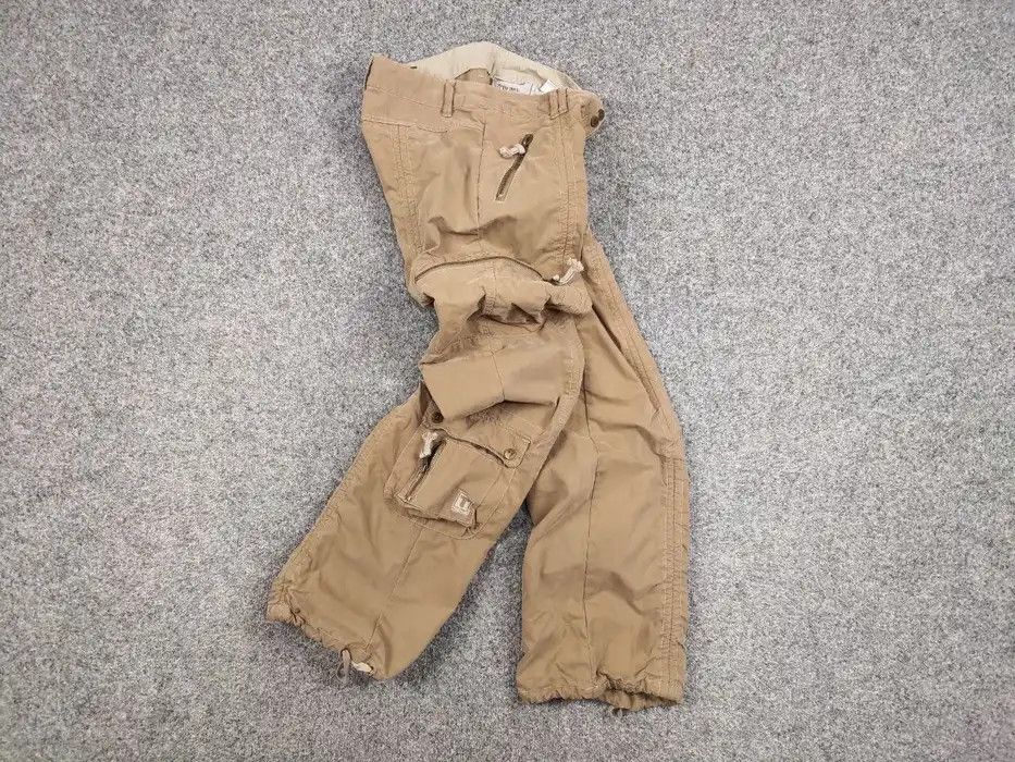 Japanese Brand VTG Raf Simons Rick Owens Type Bondage Cargo Pants Y2K Style Size US 30 / EU 46 - 8 Thumbnail