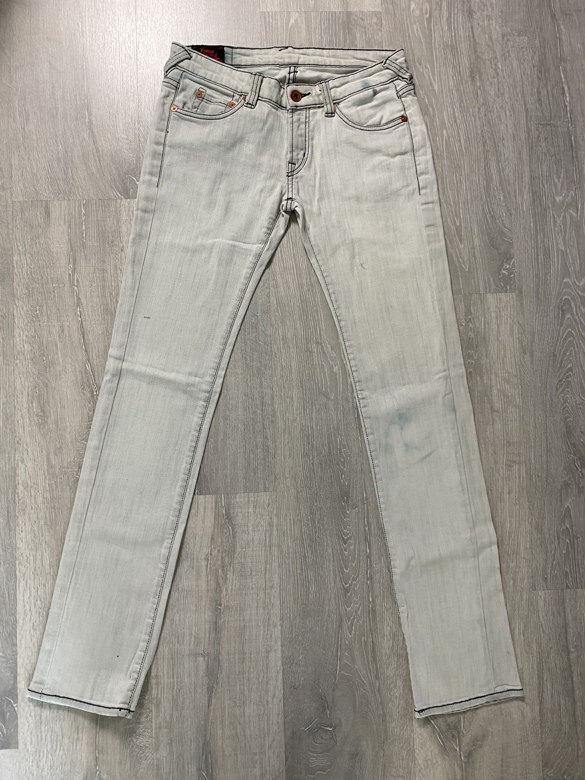 Evisu Evisu EU ED vintage grey jeans black seagulls Japan Size US 28 / EU 44 - 6 Thumbnail