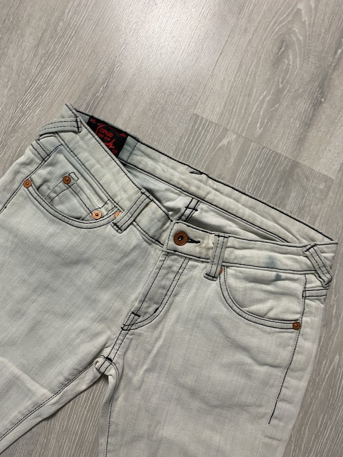 Evisu Evisu EU ED vintage grey jeans black seagulls Japan Size US 28 / EU 44 - 10 Thumbnail