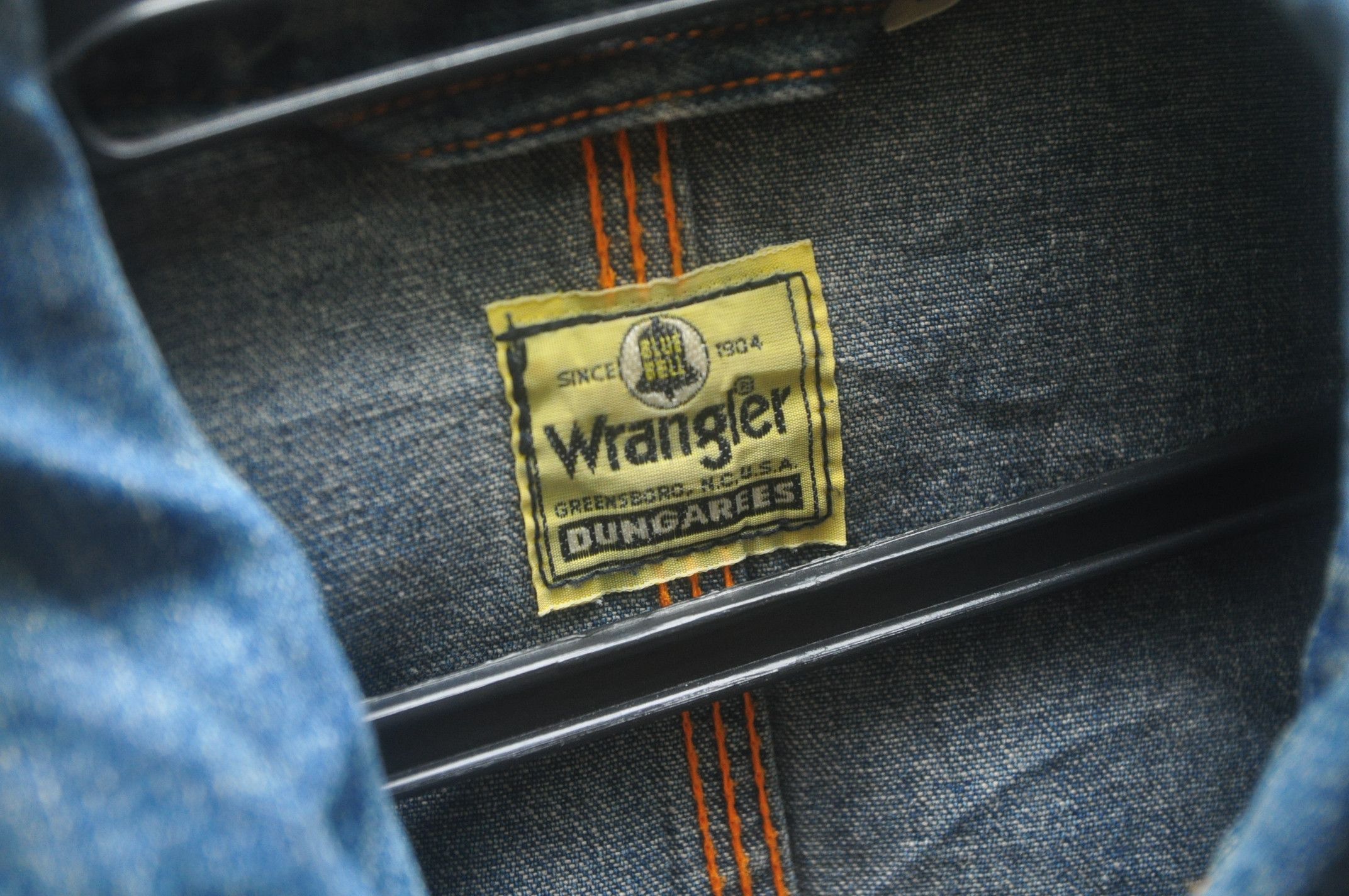 Japanese Brand × Vintage × Wrangler Vintage Wrangler Blue Bell Denim Jacket 80s Size US L / EU 52-54 / 3 - 5 Thumbnail