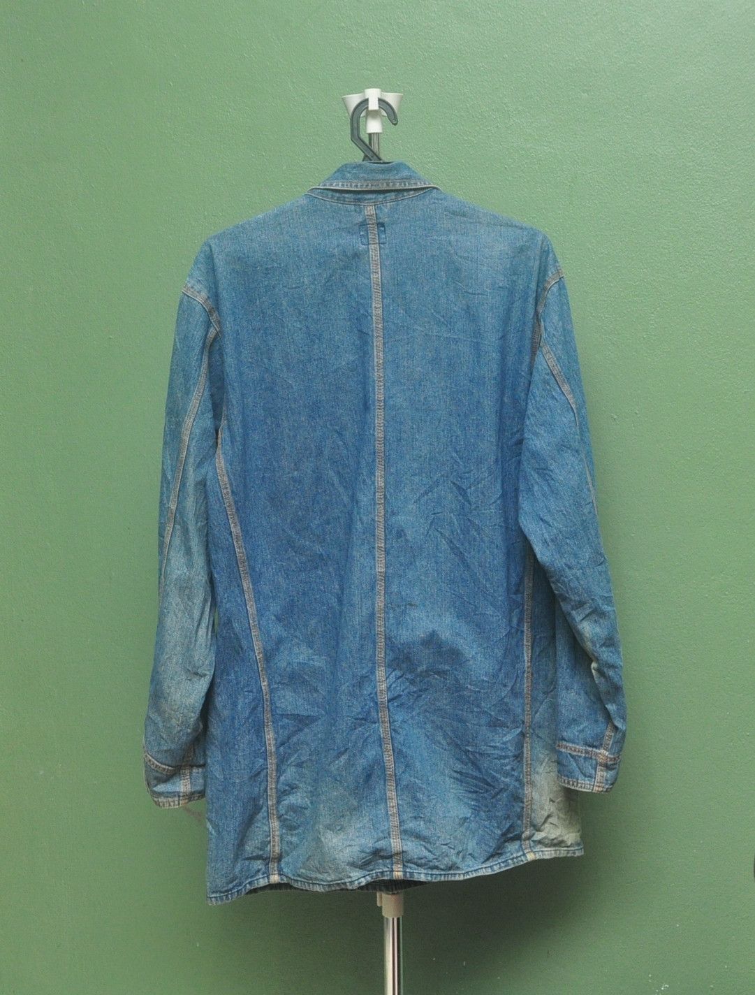 Japanese Brand × Vintage × Wrangler Vintage Wrangler Blue Bell Denim Jacket 80s Size US L / EU 52-54 / 3 - 4 Thumbnail