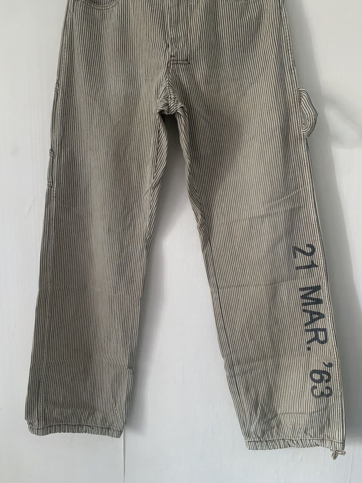 Human Made × PPFM × Vintage Rare PPFM Japanese Hickory Carpenter Pants Size US 30 / EU 46 - 6 Thumbnail