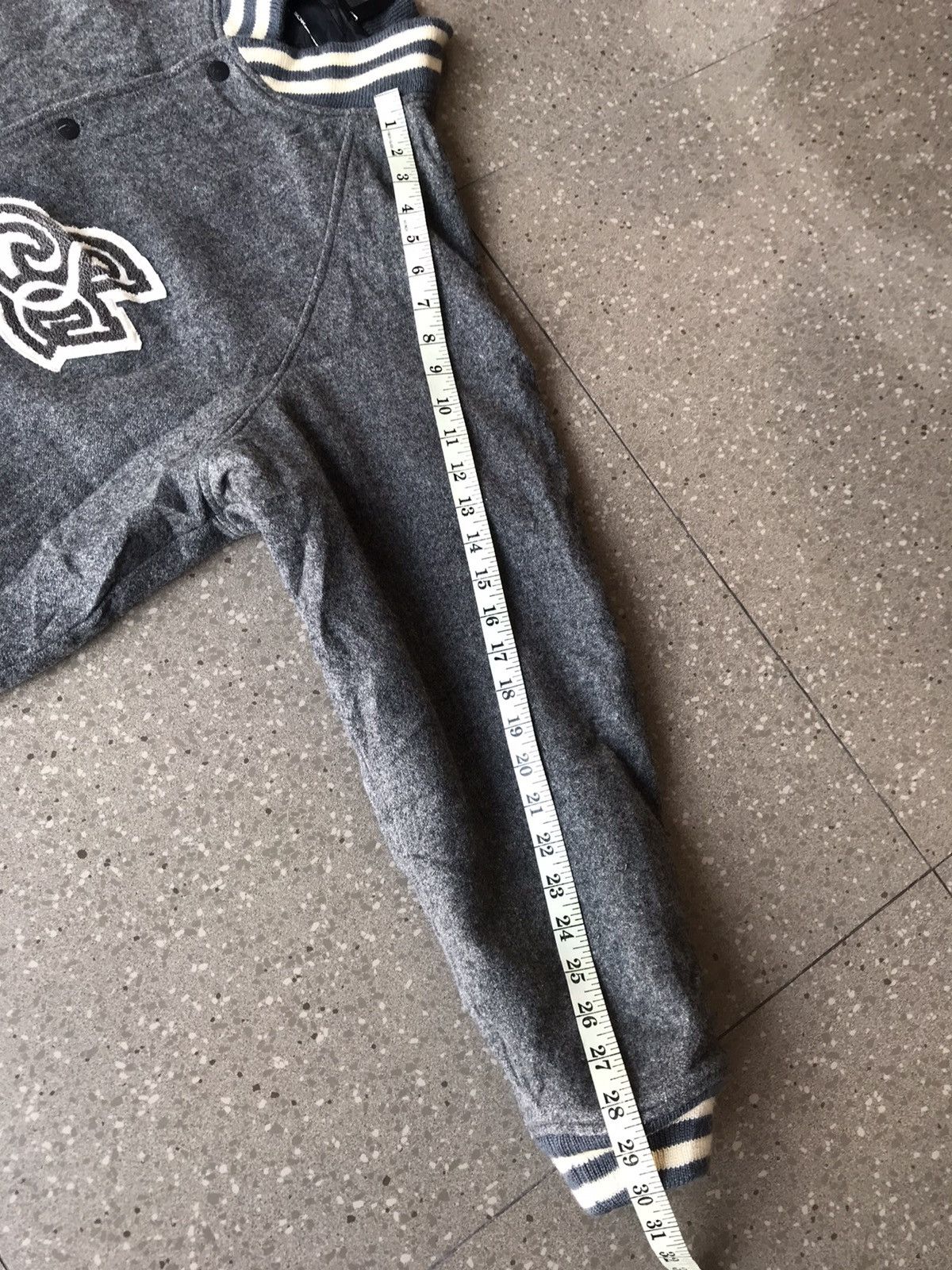 Japanese Brand Scanner Wool Varsity Jacket Oversized Size US M / EU 48-50 / 2 - 8 Thumbnail