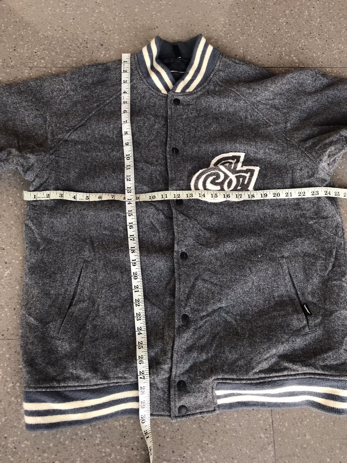 Japanese Brand Scanner Wool Varsity Jacket Oversized Size US M / EU 48-50 / 2 - 7 Thumbnail