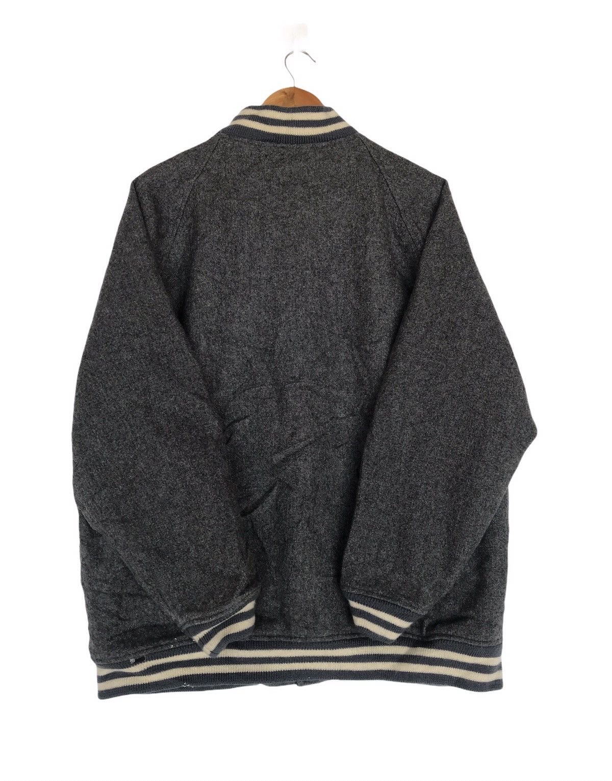 Japanese Brand Scanner Wool Varsity Jacket Oversized Size US M / EU 48-50 / 2 - 6 Thumbnail