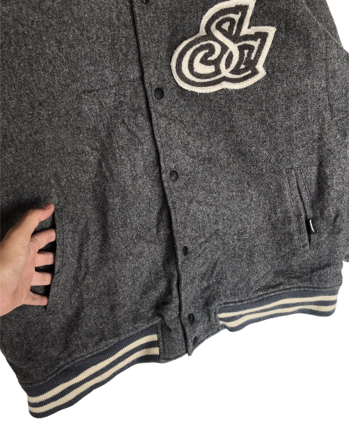 Japanese Brand Scanner Wool Varsity Jacket Oversized Size US M / EU 48-50 / 2 - 4 Thumbnail